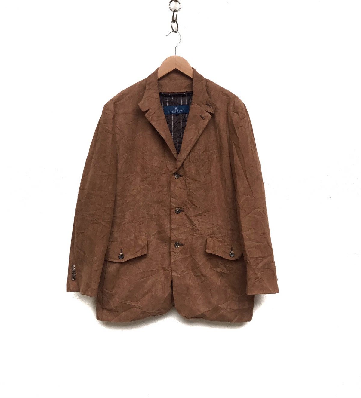 image of Lyle Scott x Vintage Lyle & Scott Colection Relaxing Jacket in Brown, Men's (Size Medium)