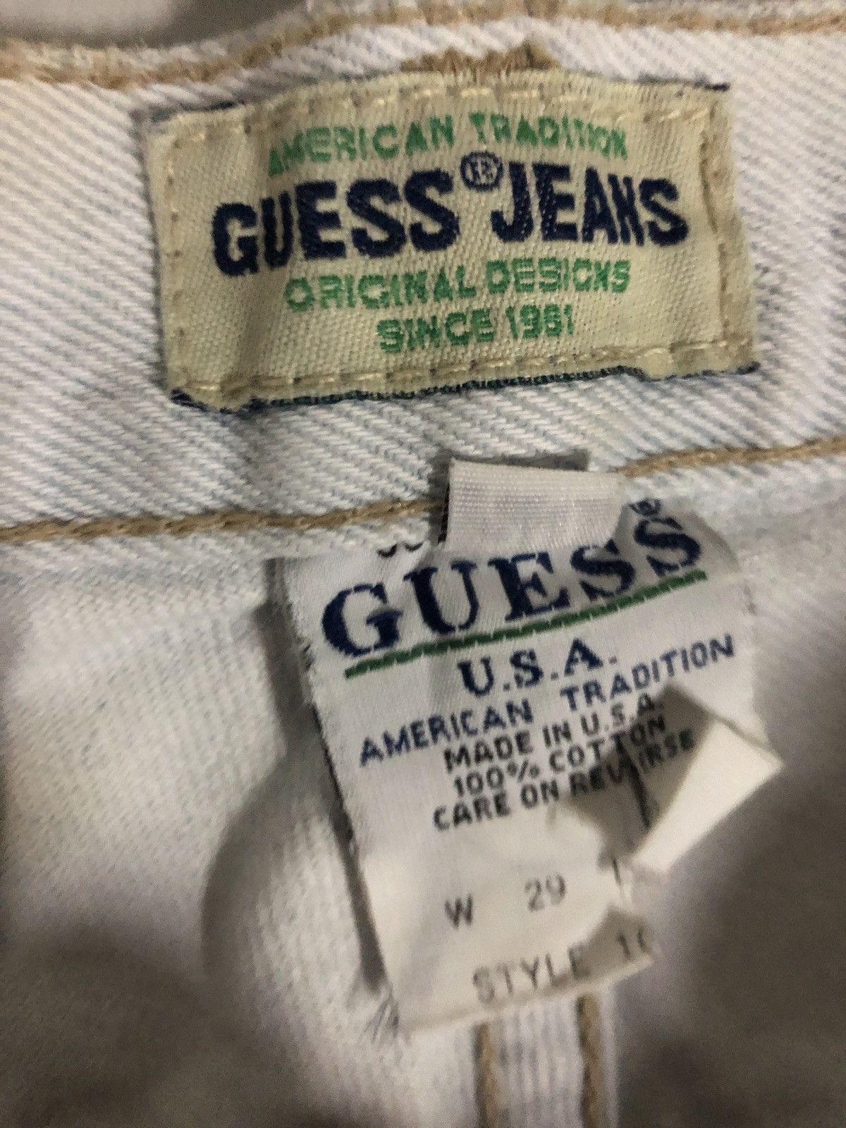 Guess × Vintage 🔥Guess Nice Denim Jeans Size US 29 - 6 Thumbnail