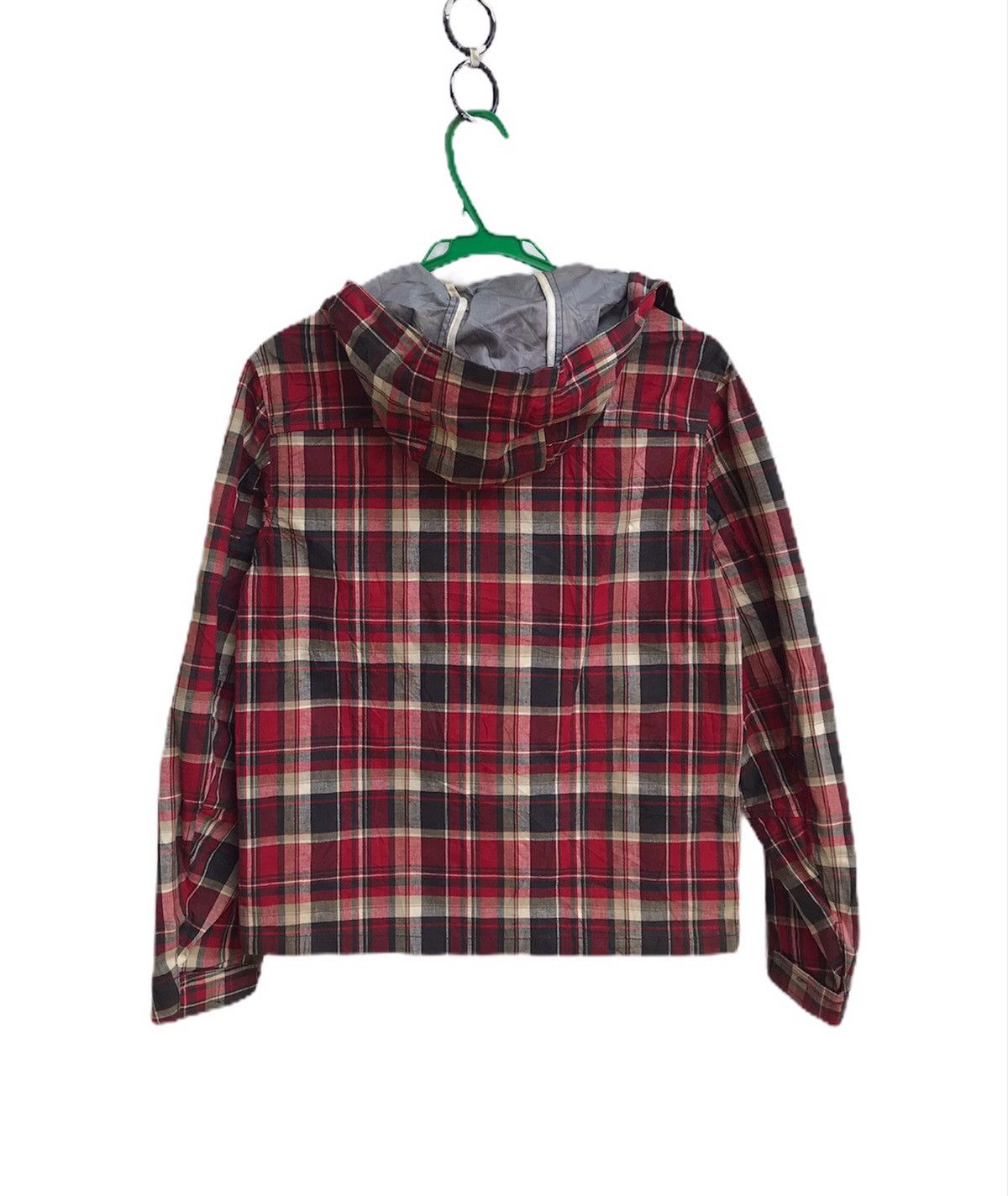 HARE × Japanese Brand 🔥Hare Windbreaker Check Jacket With Hoodies Size US S / EU 44-46 / 1 - 2 Thumbnail
