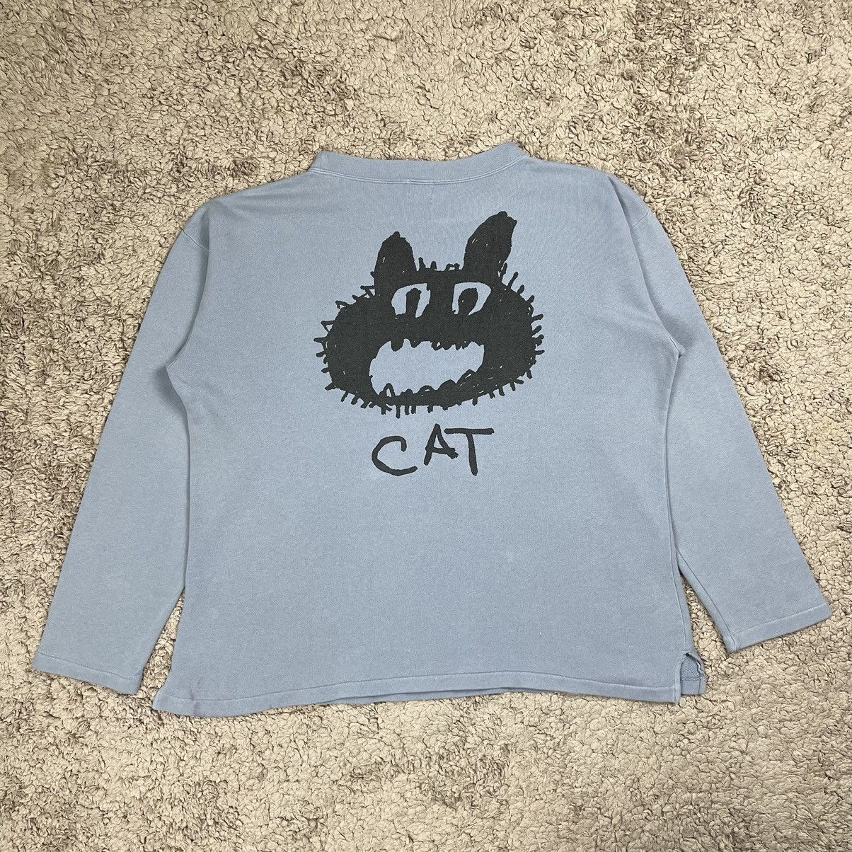Vintage Vintage Art Cat by Harlem Store Sweatshirt Size US XL / EU 56 / 4 - 1 Thumbnail