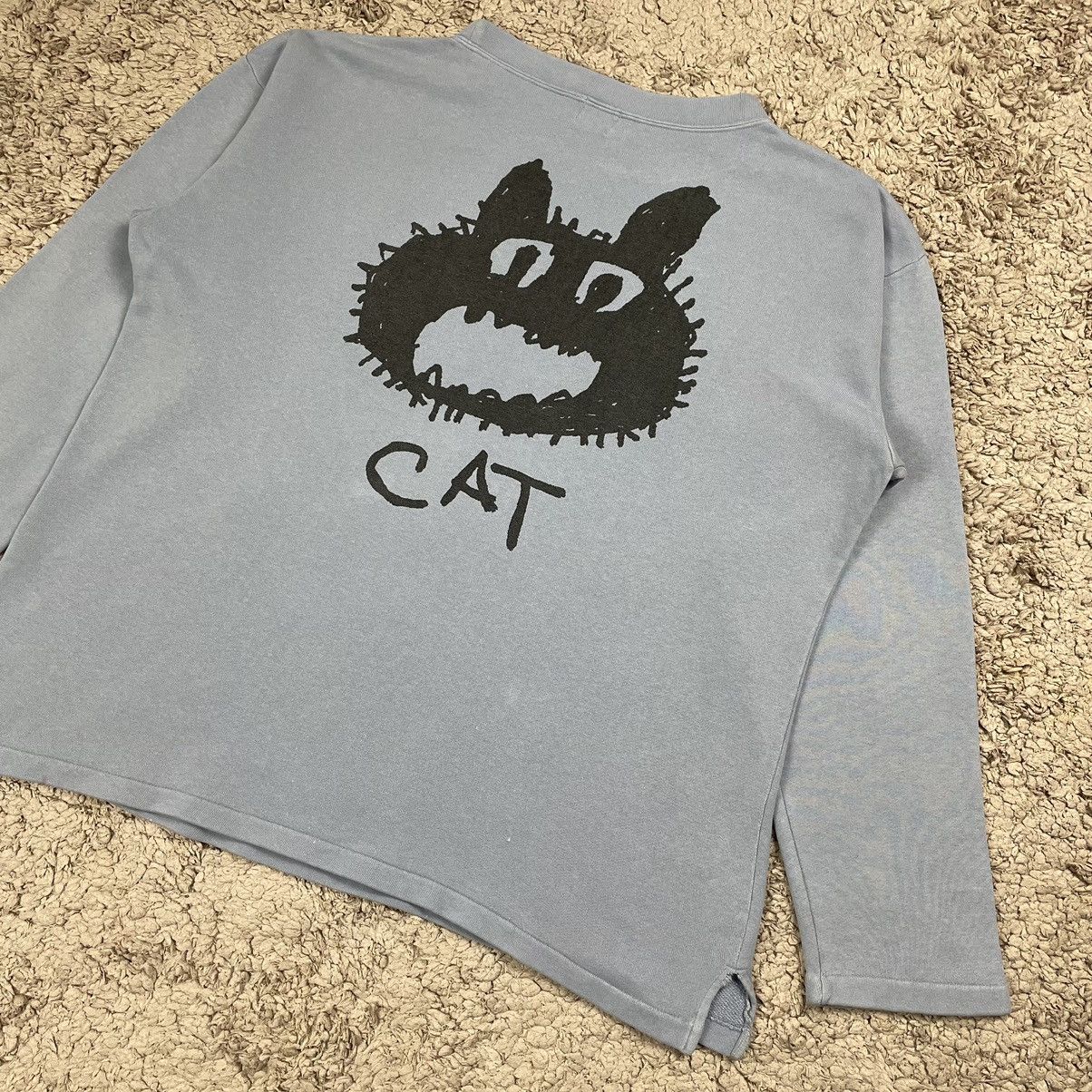 Vintage Vintage Art Cat by Harlem Store Sweatshirt Size US XL / EU 56 / 4 - 4 Thumbnail