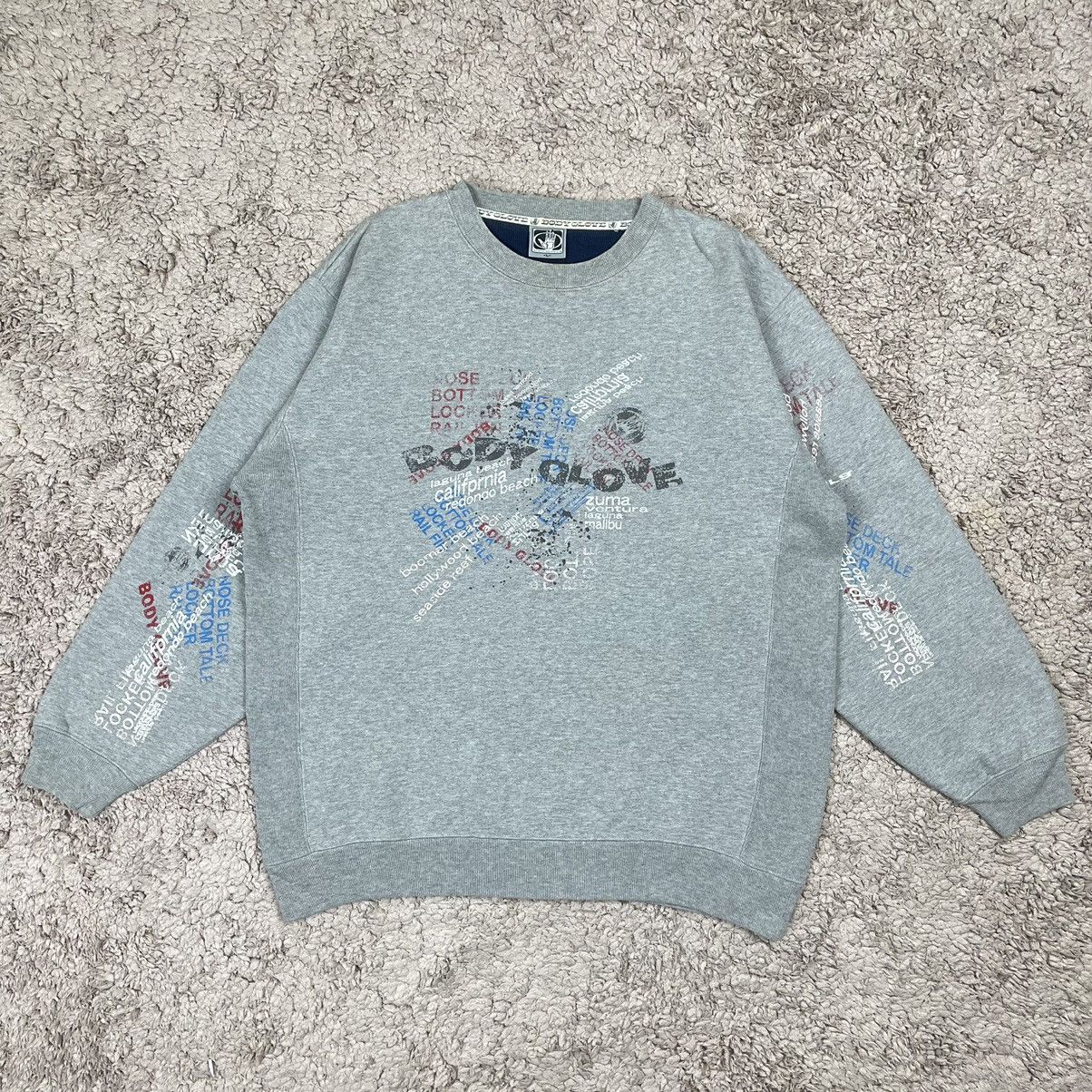 Body Glove Vintage Body Glove Overprint Sweatshirt Size US L / EU 52-54 / 3 - 1 Thumbnail