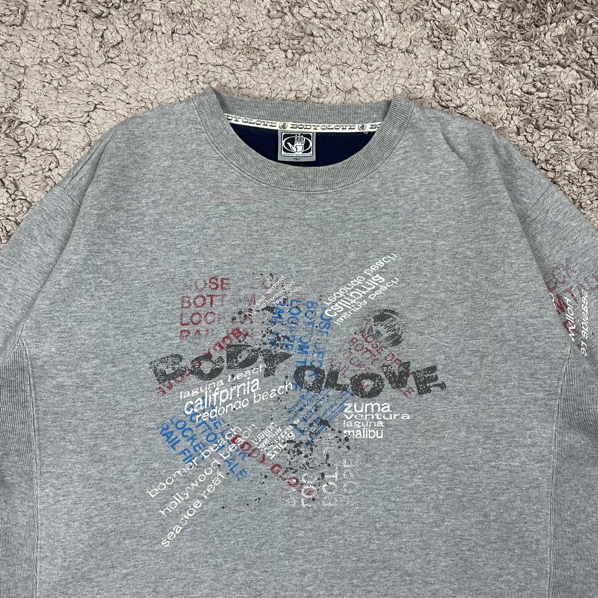 Body Glove Vintage Body Glove Overprint Sweatshirt Size US L / EU 52-54 / 3 - 5 Thumbnail