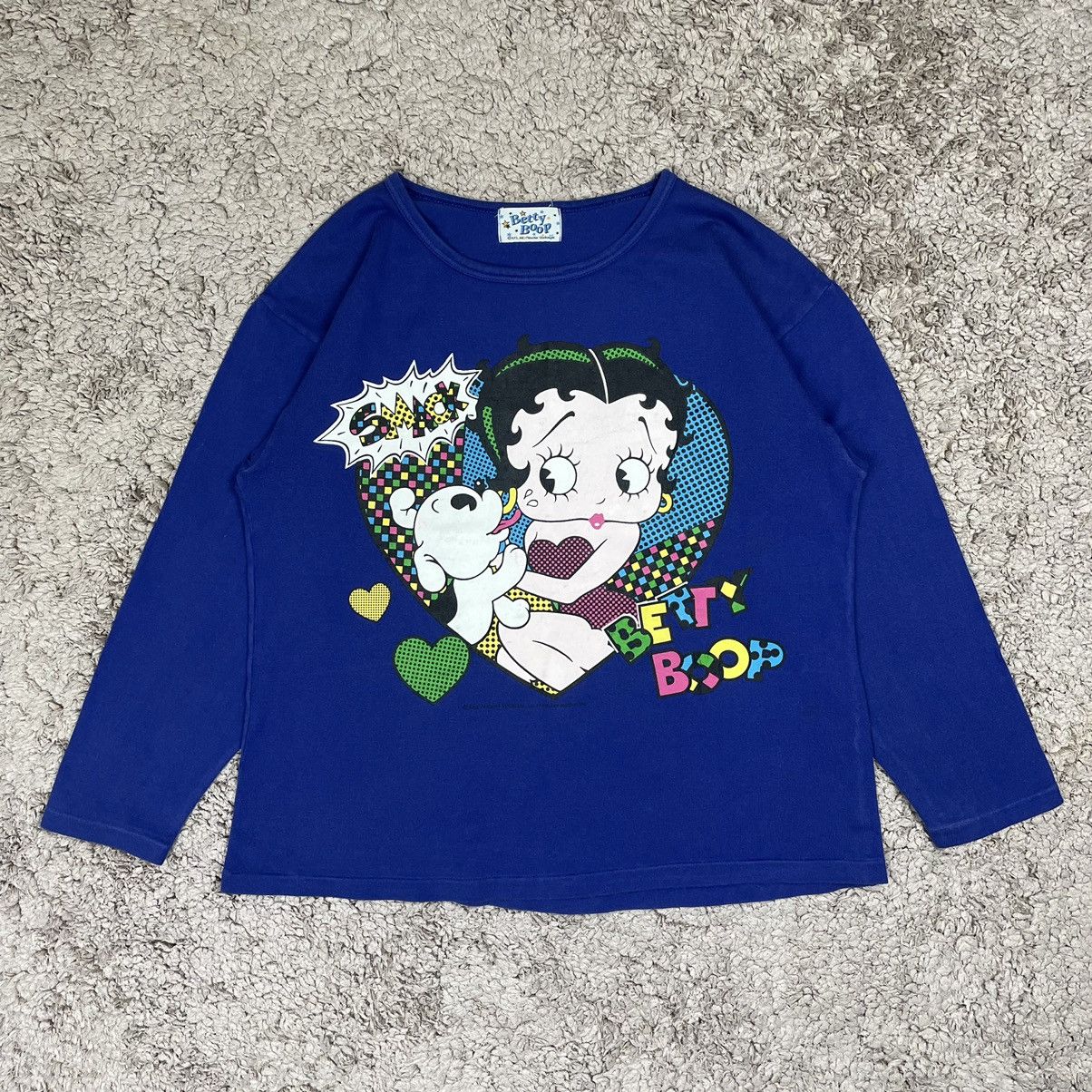 Cartoon Network Vintage Betty Boob Longsleeve T-shirt Size US M / EU 48-50 / 2 - 1 Thumbnail