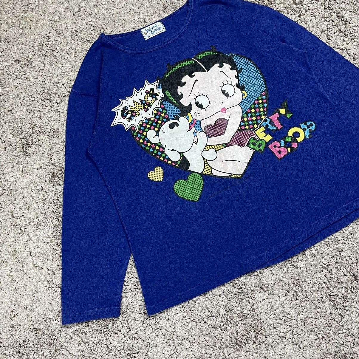 Cartoon Network Vintage Betty Boob Longsleeve T-shirt Size US M / EU 48-50 / 2 - 3 Thumbnail