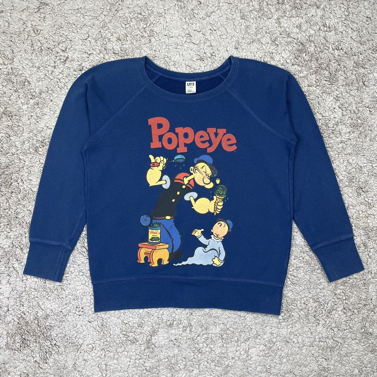Cartoon Network × Japanese Brand × Uniqlo Popeye The Sailorman By Uniqlo Sweatshirt Size US L / EU 52-54 / 3 - 1 Thumbnail