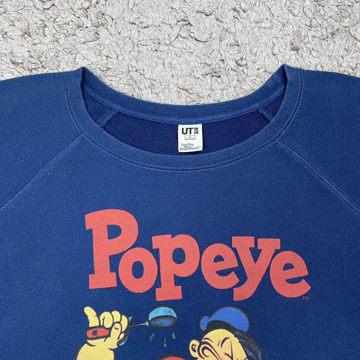 Cartoon Network × Japanese Brand × Uniqlo Popeye The Sailorman By Uniqlo Sweatshirt Size US L / EU 52-54 / 3 - 6 Thumbnail