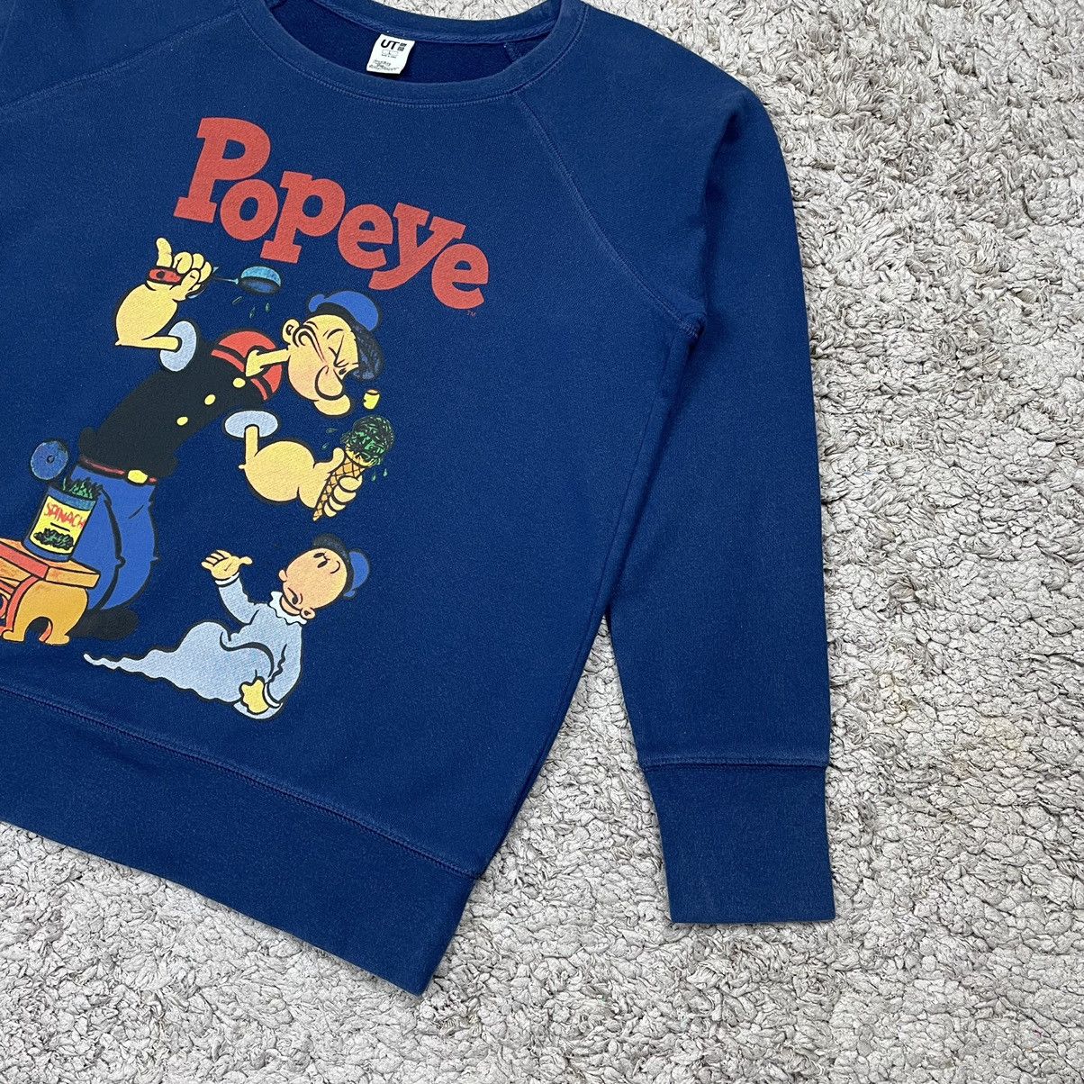 Cartoon Network × Japanese Brand × Uniqlo Popeye The Sailorman By Uniqlo Sweatshirt Size US L / EU 52-54 / 3 - 4 Thumbnail
