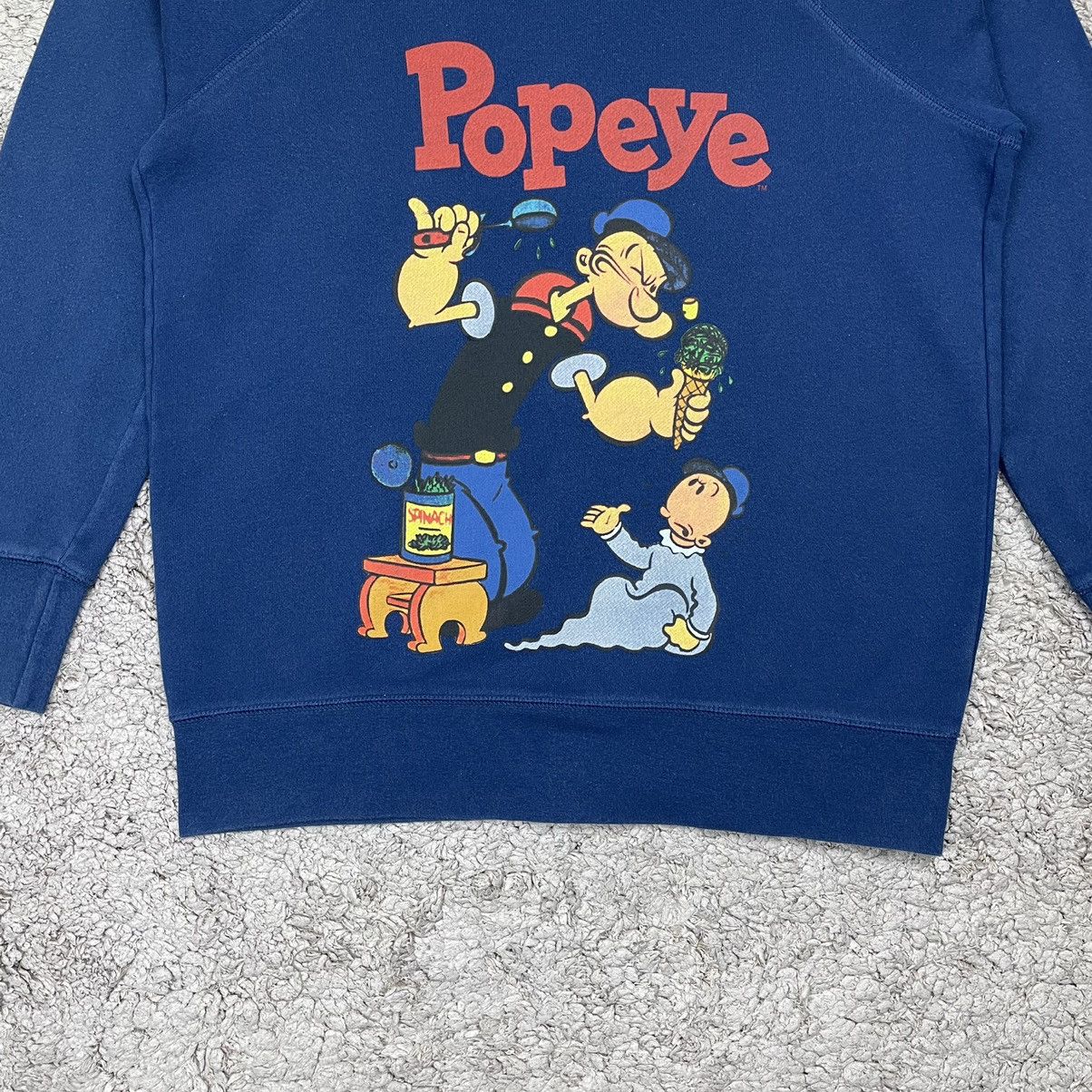 Cartoon Network × Japanese Brand × Uniqlo Popeye The Sailorman By Uniqlo Sweatshirt Size US L / EU 52-54 / 3 - 5 Thumbnail
