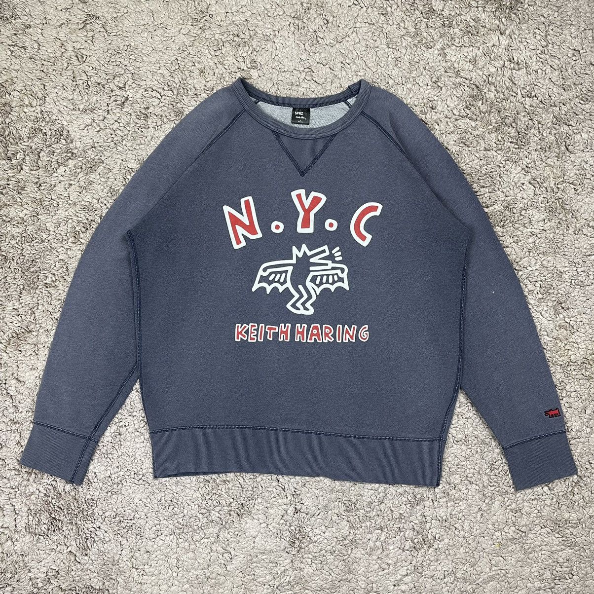 Japanese Brand × Keith Haring Keith Haring N.Y.C By Uniqlo Sweatshirt Size US L / EU 52-54 / 3 - 1 Thumbnail