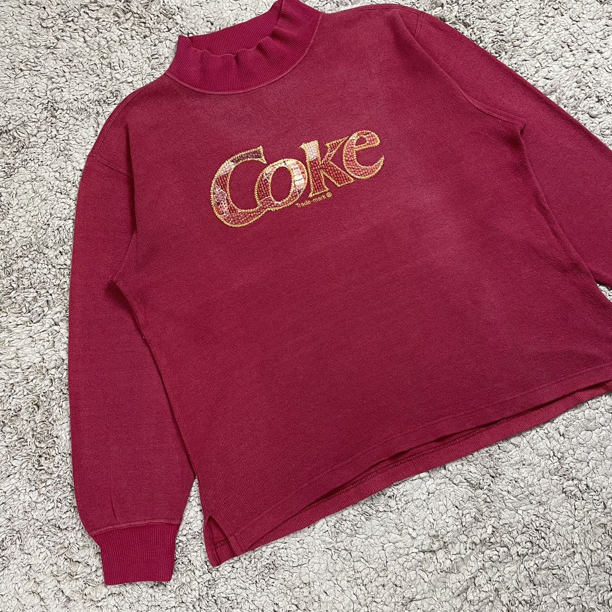 Vintage Vintage Coke Sweatshirt Size US L / EU 52-54 / 3 - 3 Thumbnail