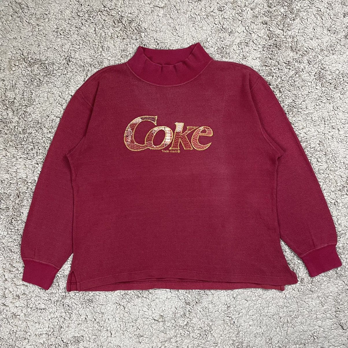 Vintage Vintage Coke Sweatshirt Size US L / EU 52-54 / 3 - 1 Thumbnail