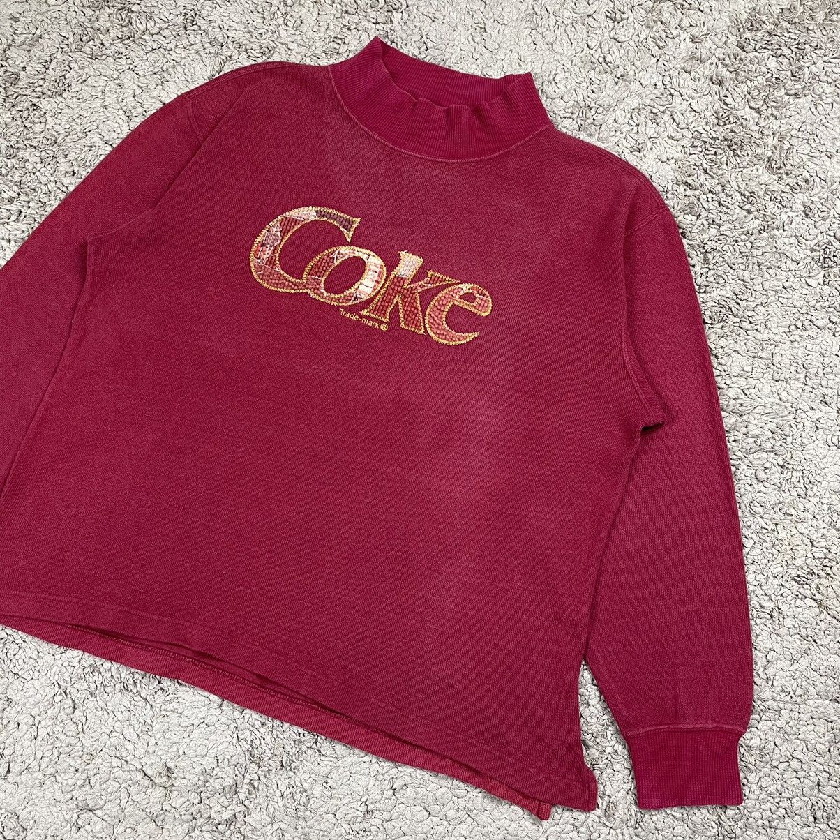 Vintage Vintage Coke Sweatshirt Size US L / EU 52-54 / 3 - 4 Thumbnail