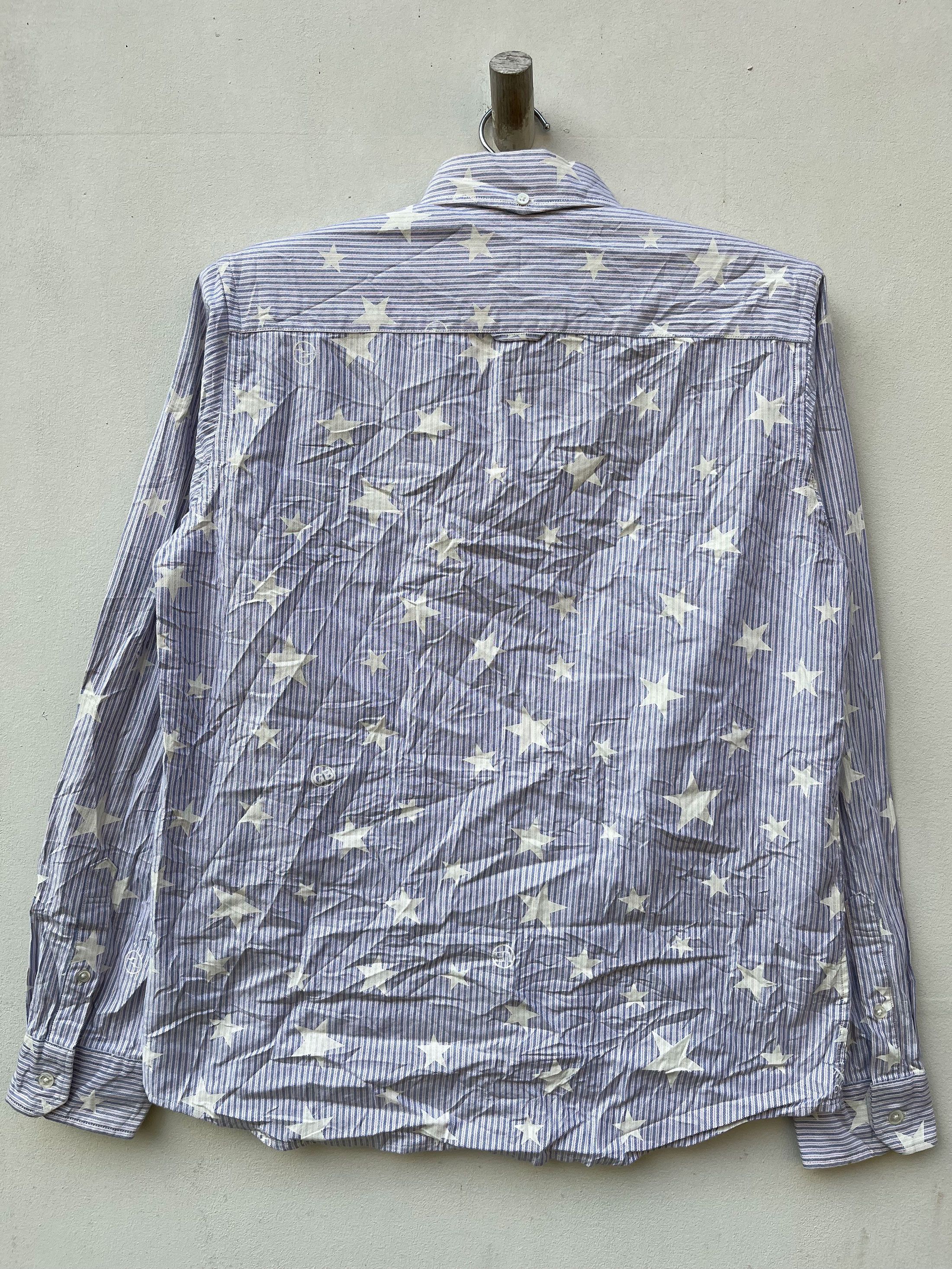 Japanese Brand × uniform experiment Soph Japan Star Fragment Design Stripe Dress Shirt Size US M / EU 48-50 / 2 - 5 Thumbnail