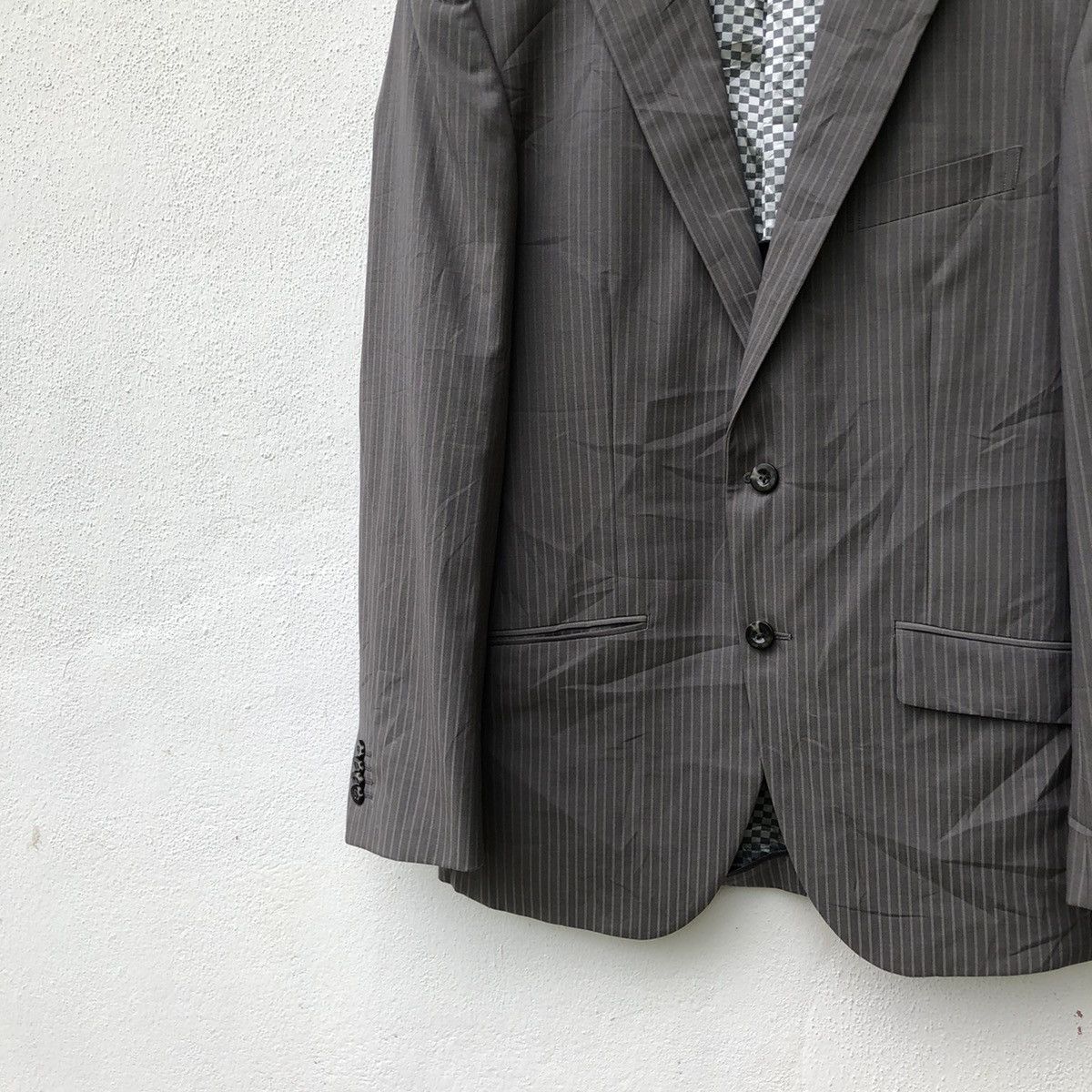Japanese Brand 📣JAPANESE DESIGNER YOSHIYUKI KONISHI POLKADOT LINING Size US M / EU 48-50 / 2 - 6 Thumbnail