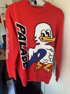 Palace Palace Duck Out Knit Red | Grailed