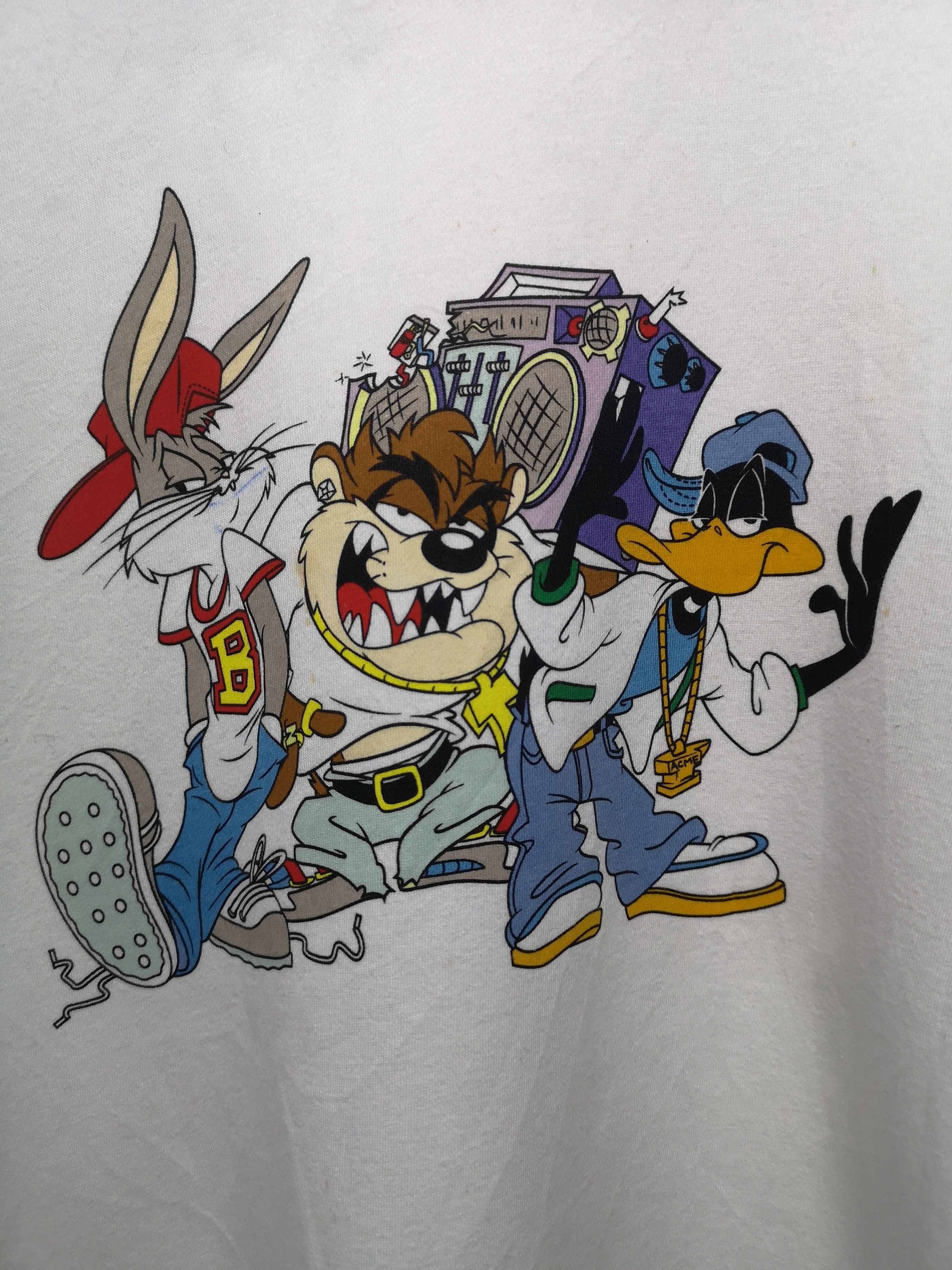 DC Comics Sweatshirt Looney Tunes Spell Out Arms Both Size US L / EU 52-54 / 3 - 2 Thumbnail