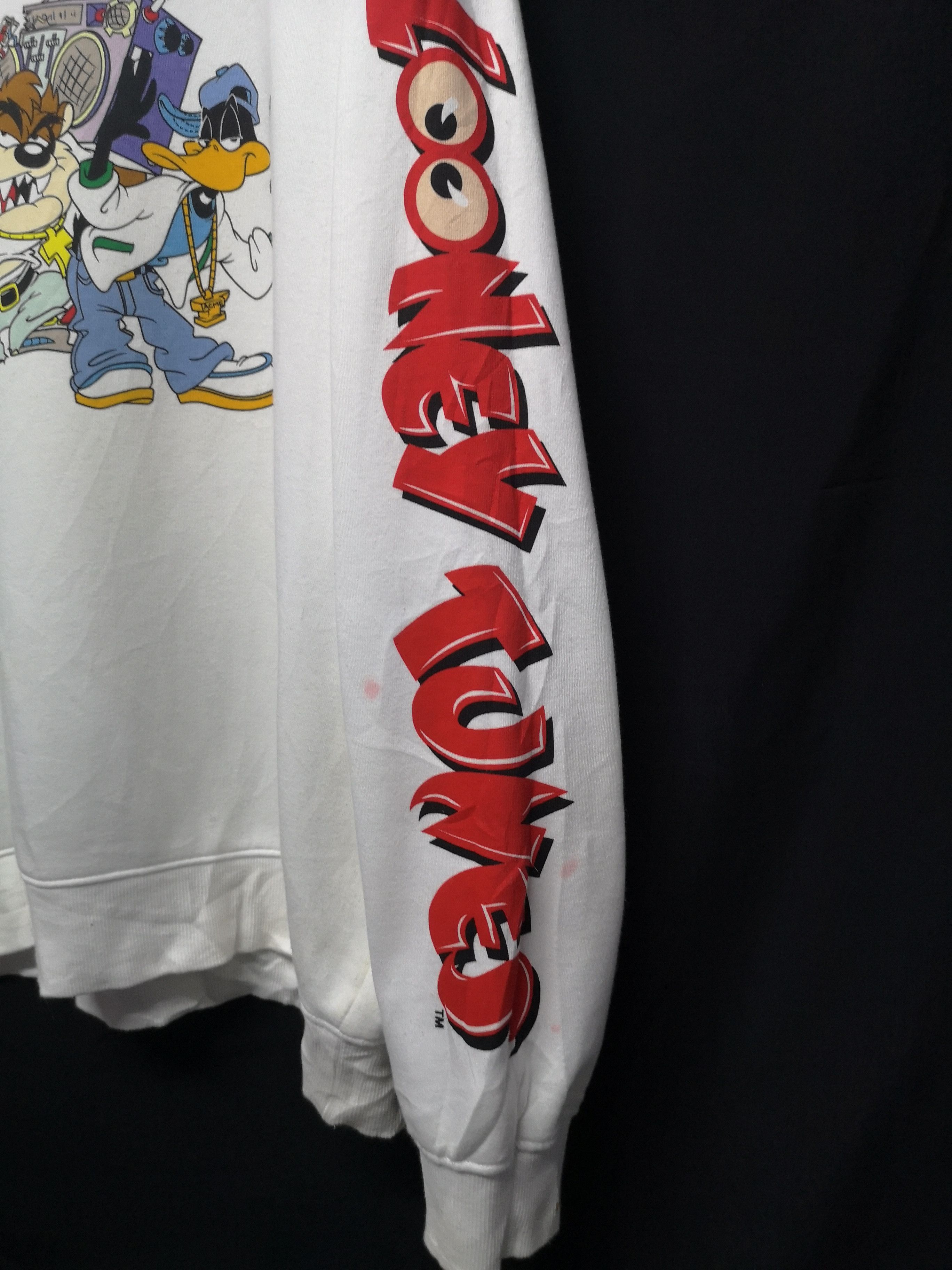 DC Comics Sweatshirt Looney Tunes Spell Out Arms Both Size US L / EU 52-54 / 3 - 3 Thumbnail