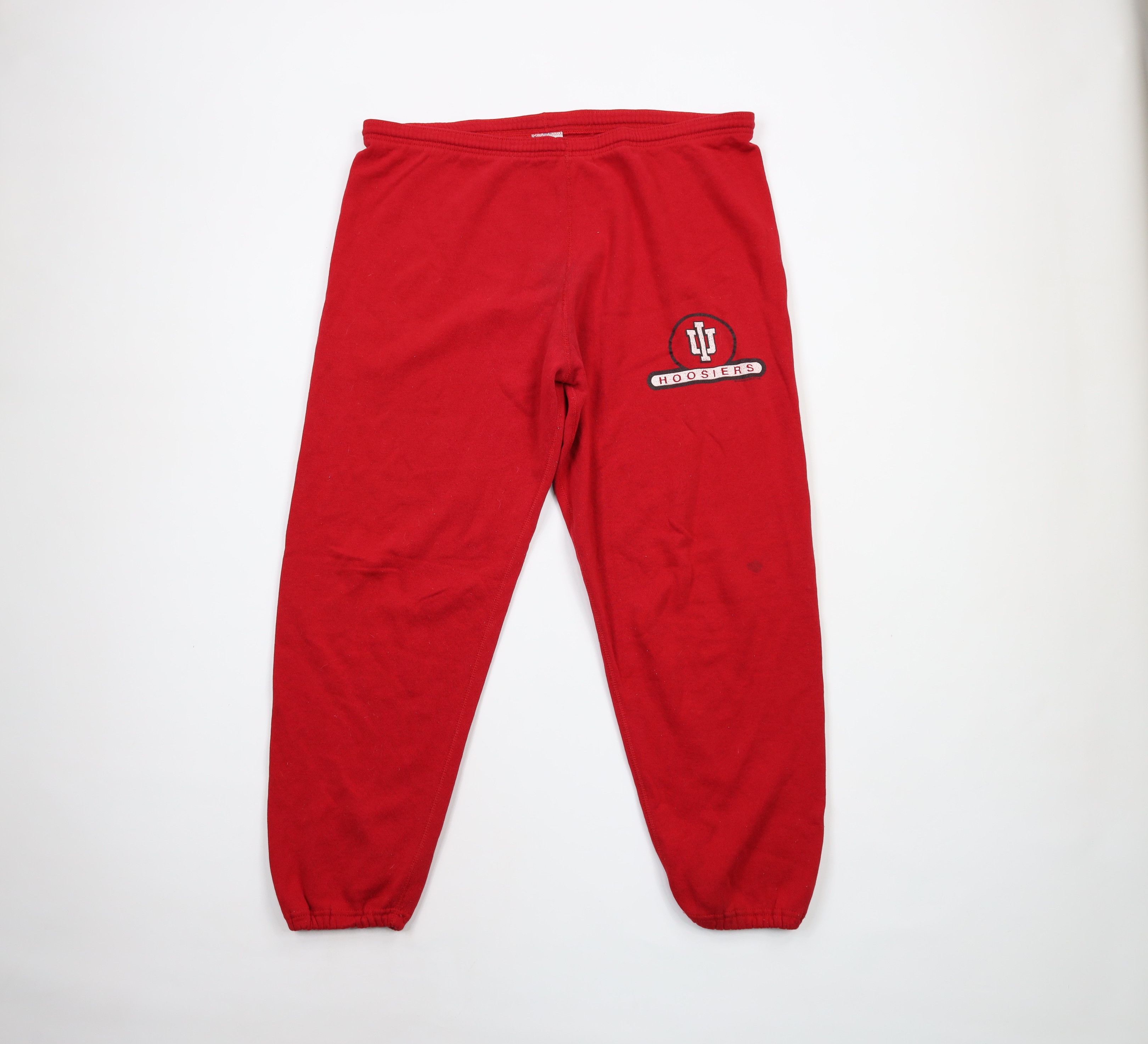 Vintage Vintage 90s Indiana University Spell Out Sweatpants Joggers Size US 38 / EU 54 - 1 Thumbnail