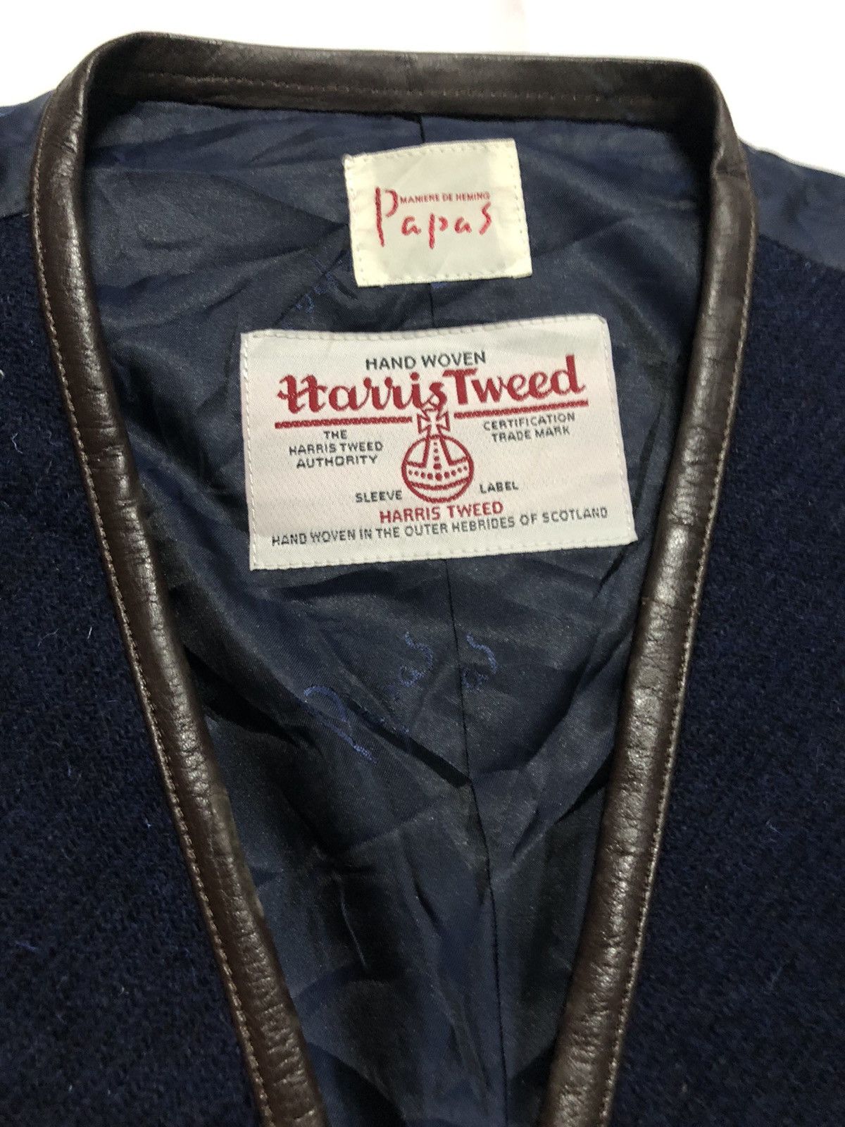Harris Tweed 🔥Haris Tweed Papas Vest Jacket Size US M / EU 48-50 / 2 - 4 Thumbnail