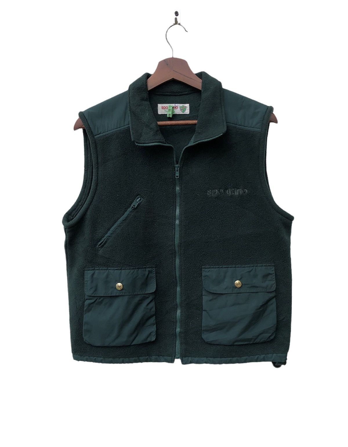 Japanese Brand Japanese Brand Sporutino Multi Pocket Fleece Vest Jacket Size US M / EU 48-50 / 2 - 1 Thumbnail