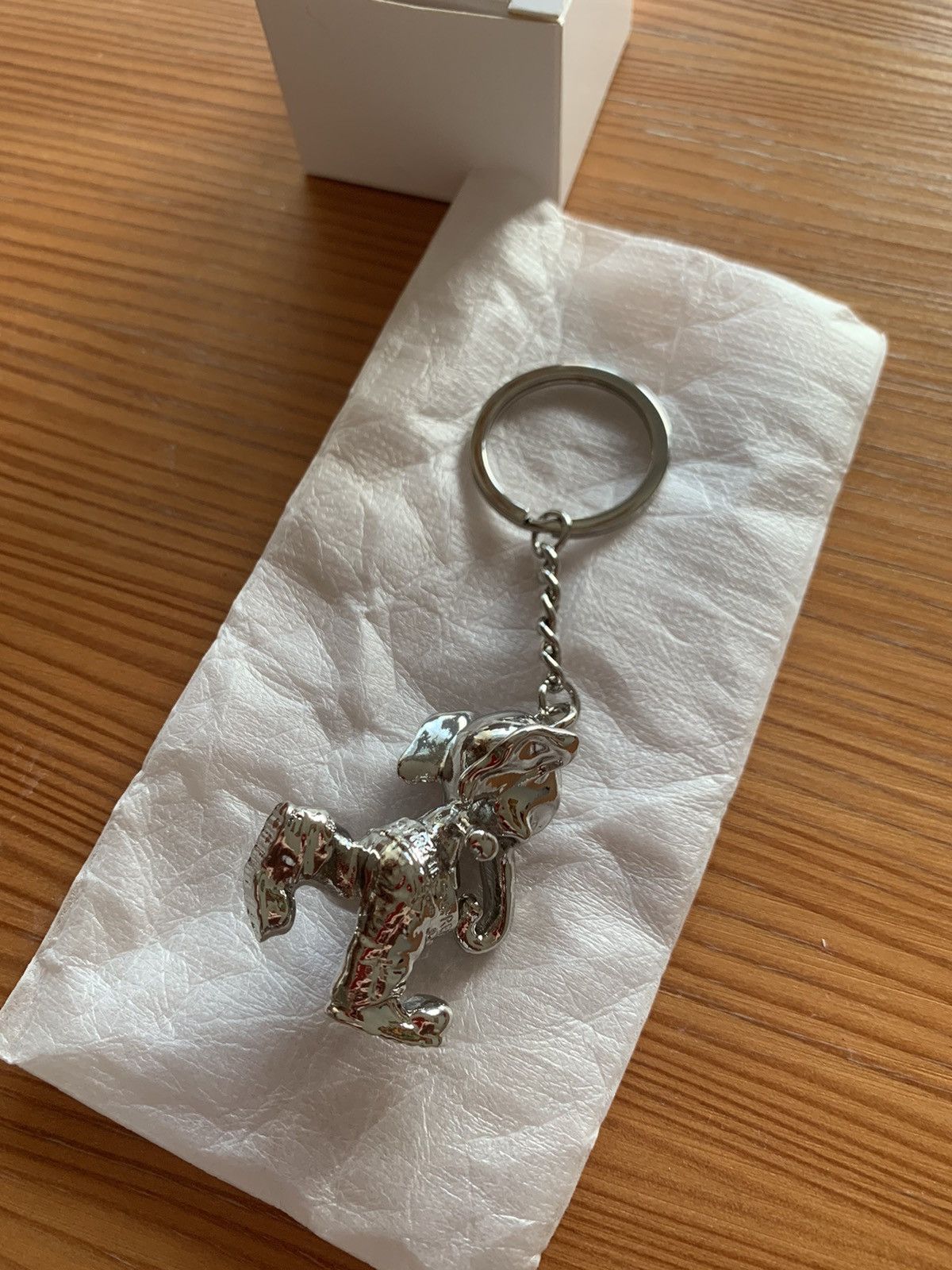 High quality Supreme Elephant Keychain “Silver”