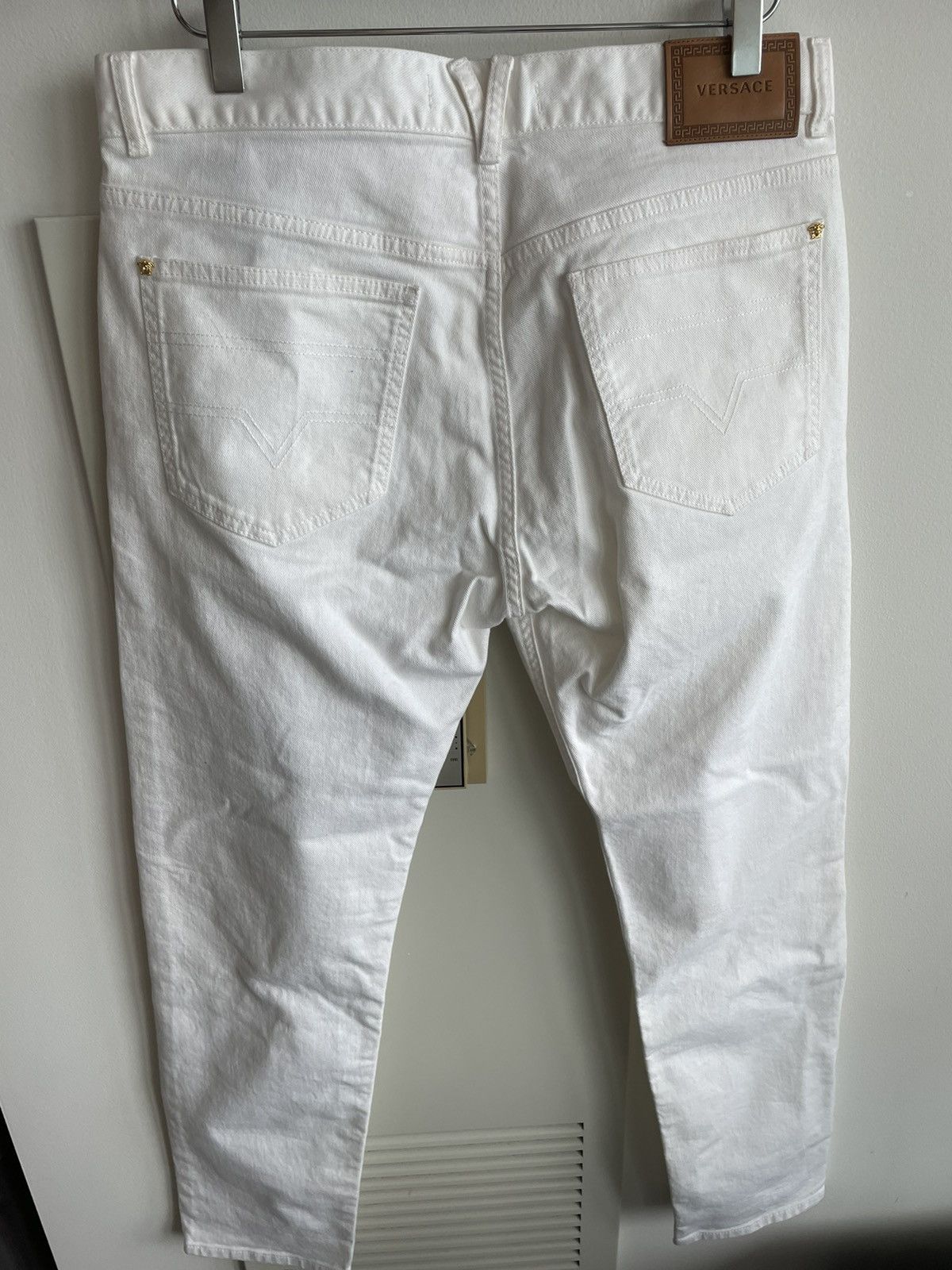 Versace Rare Brand New Super Runway Medusa Distressed Denim Jeans Size US 32 / EU 48 - 22 Thumbnail