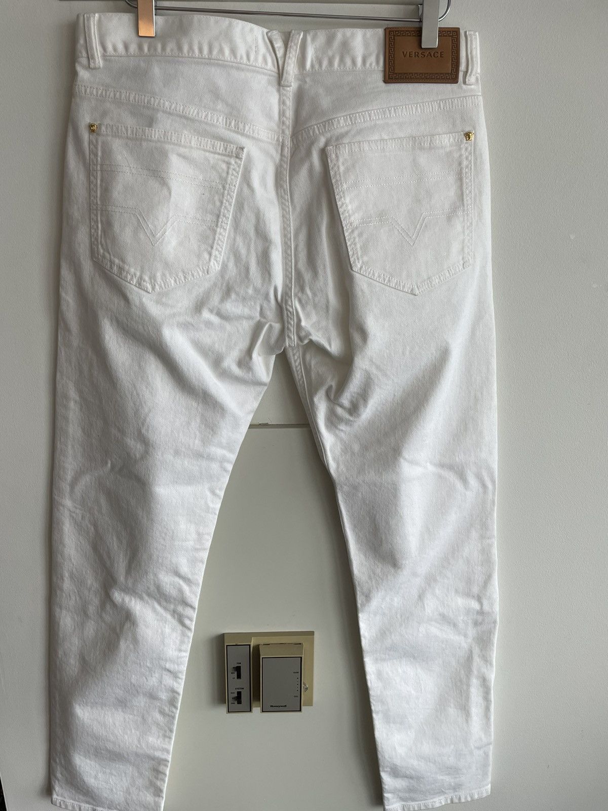 Versace Rare Brand New Super Runway Medusa Distressed Denim Jeans Size US 32 / EU 48 - 5 Thumbnail