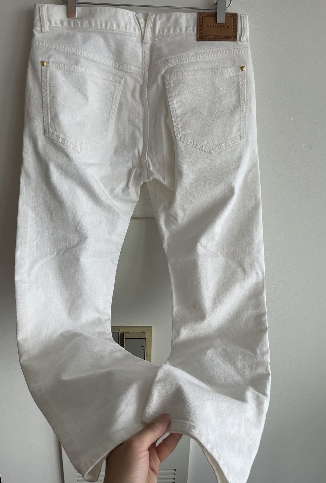 Versace Rare Brand New Super Runway Medusa Distressed Denim Jeans Size US 32 / EU 48 - 17 Thumbnail