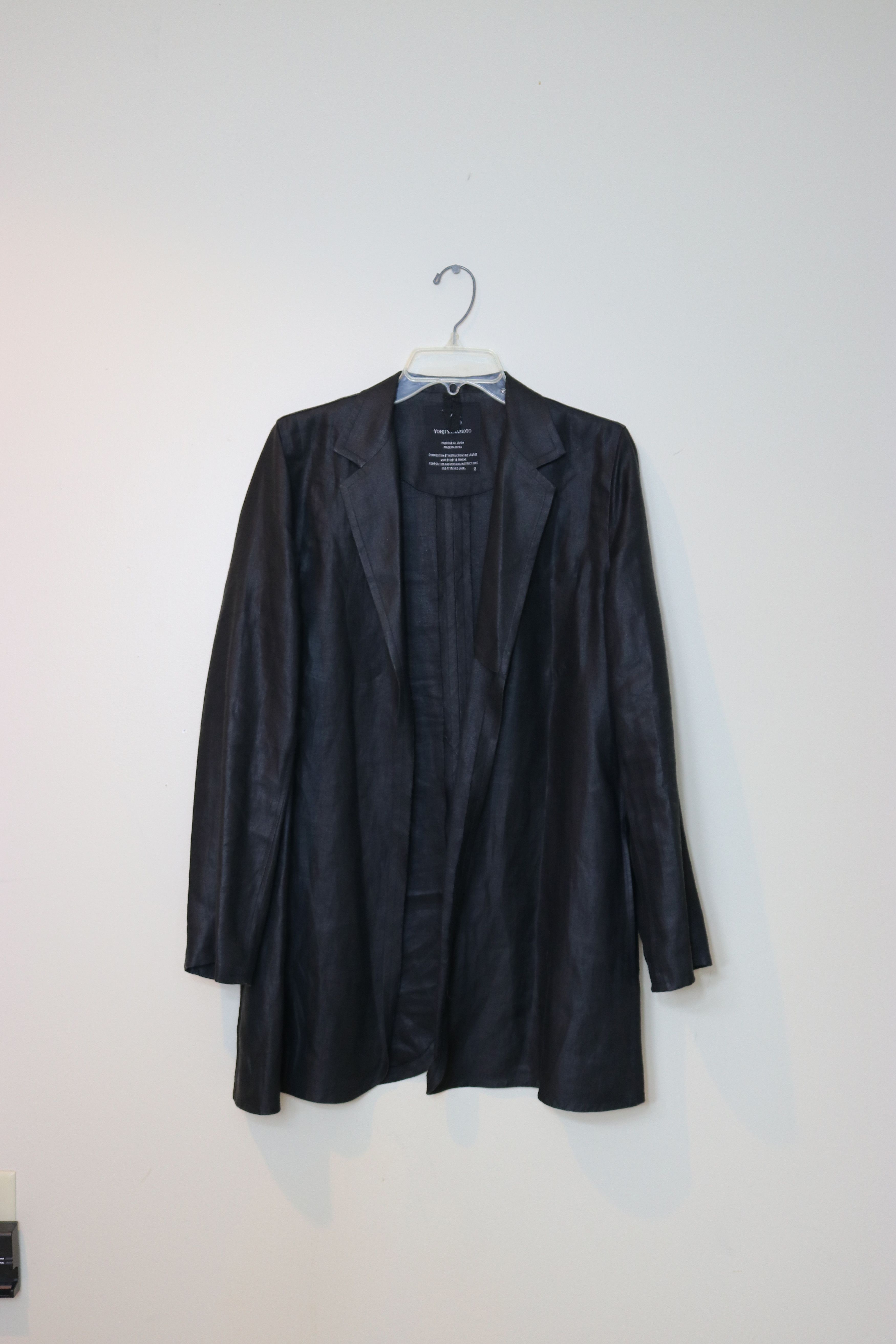2000ss Y's Linen Overcoat