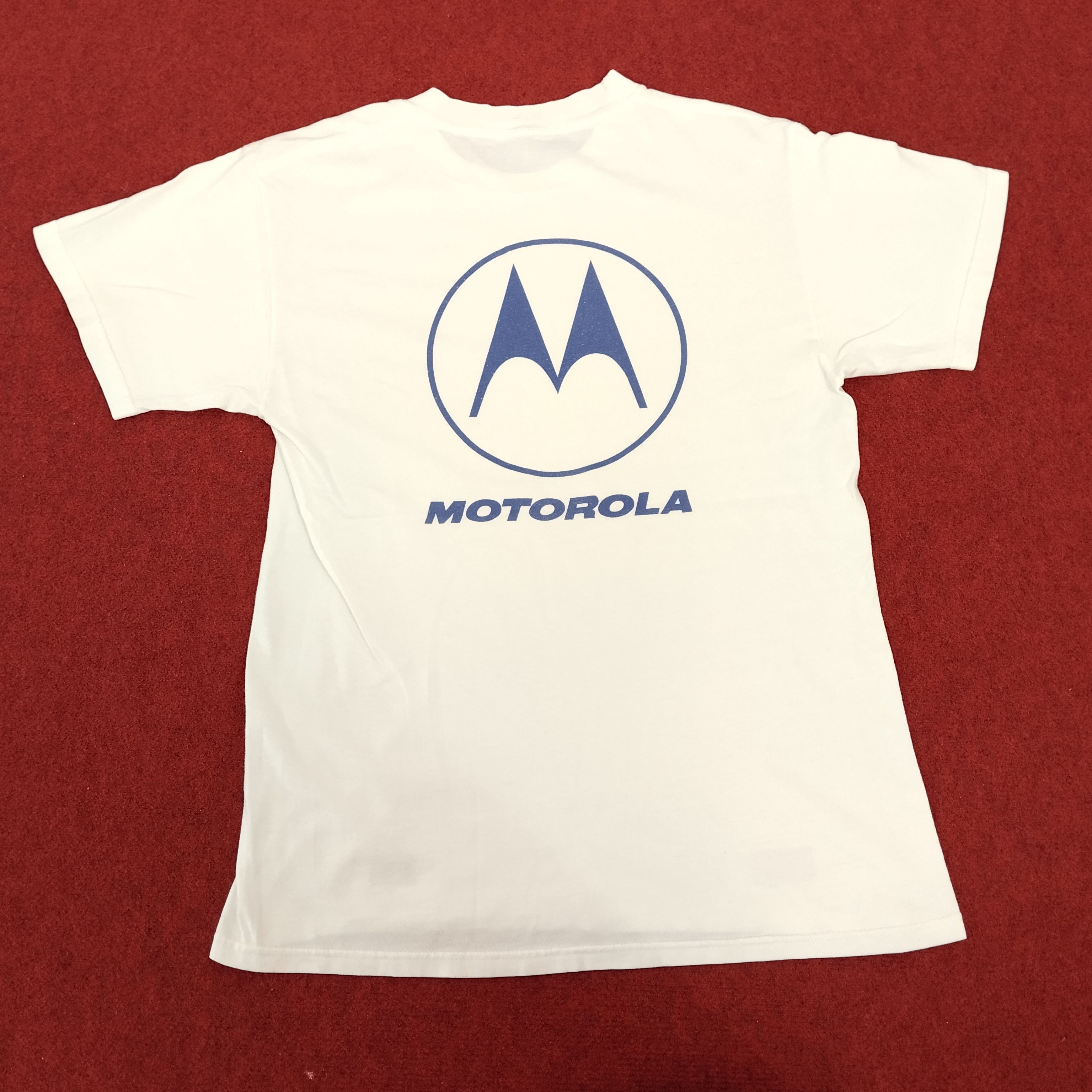 Motorola × Vintage Motorola Streetwear Skateboard Style Vintage Tshirt Size US M / EU 48-50 / 2 - 1 Thumbnail
