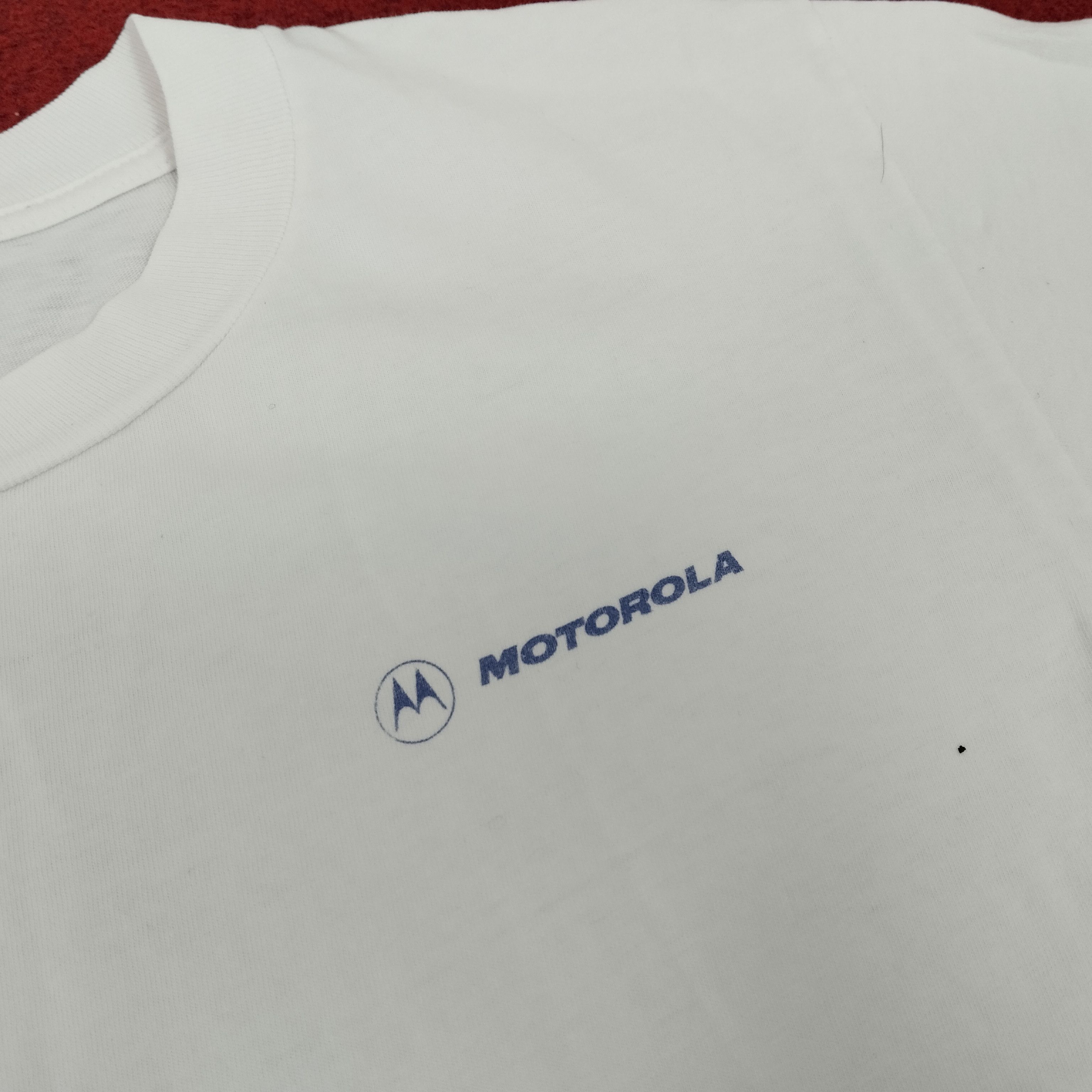 Motorola × Vintage Motorola Streetwear Skateboard Style Vintage Tshirt Size US M / EU 48-50 / 2 - 4 Thumbnail