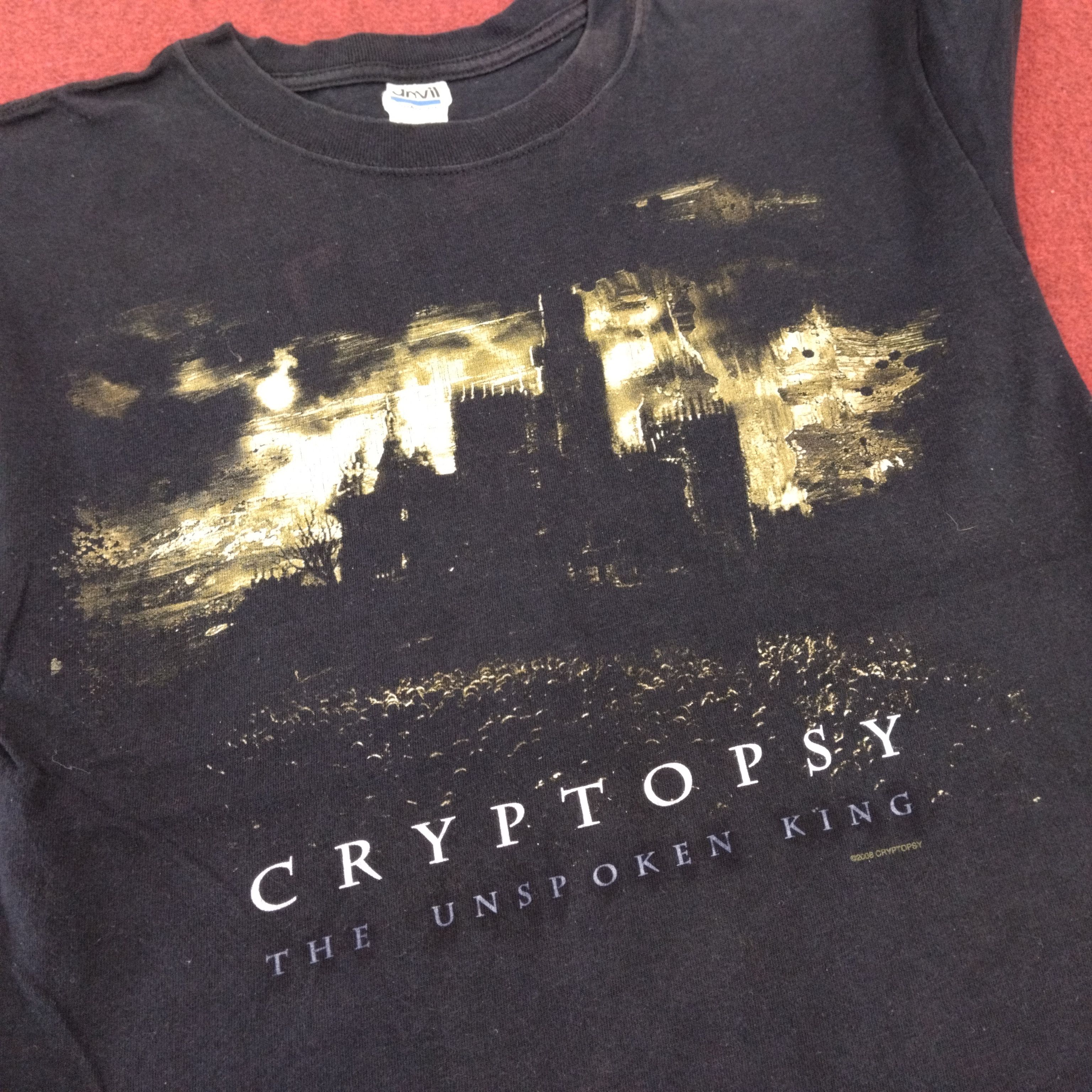 Band Tees × Vintage Cryptopsy American Rock Band Tour Vintage Tshirt Size US M / EU 48-50 / 2 - 2 Thumbnail