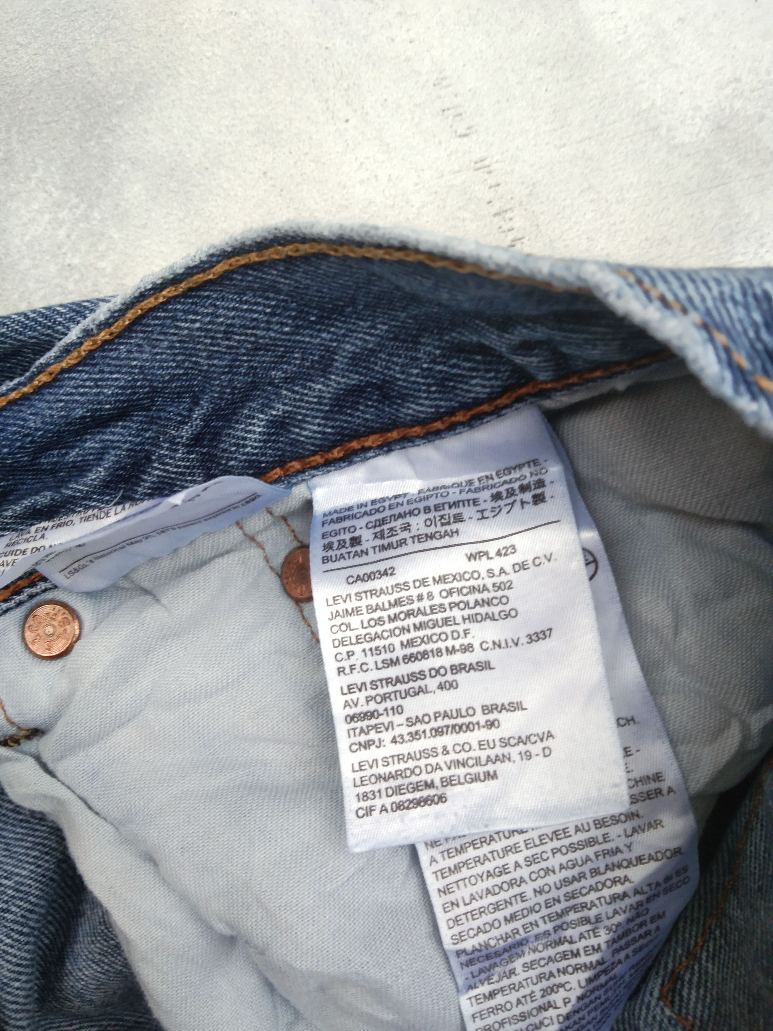 Levi's Vintage Levi's 501 Light Blue Jeans 38x34 Size US 38 / EU 54 - 7 Thumbnail