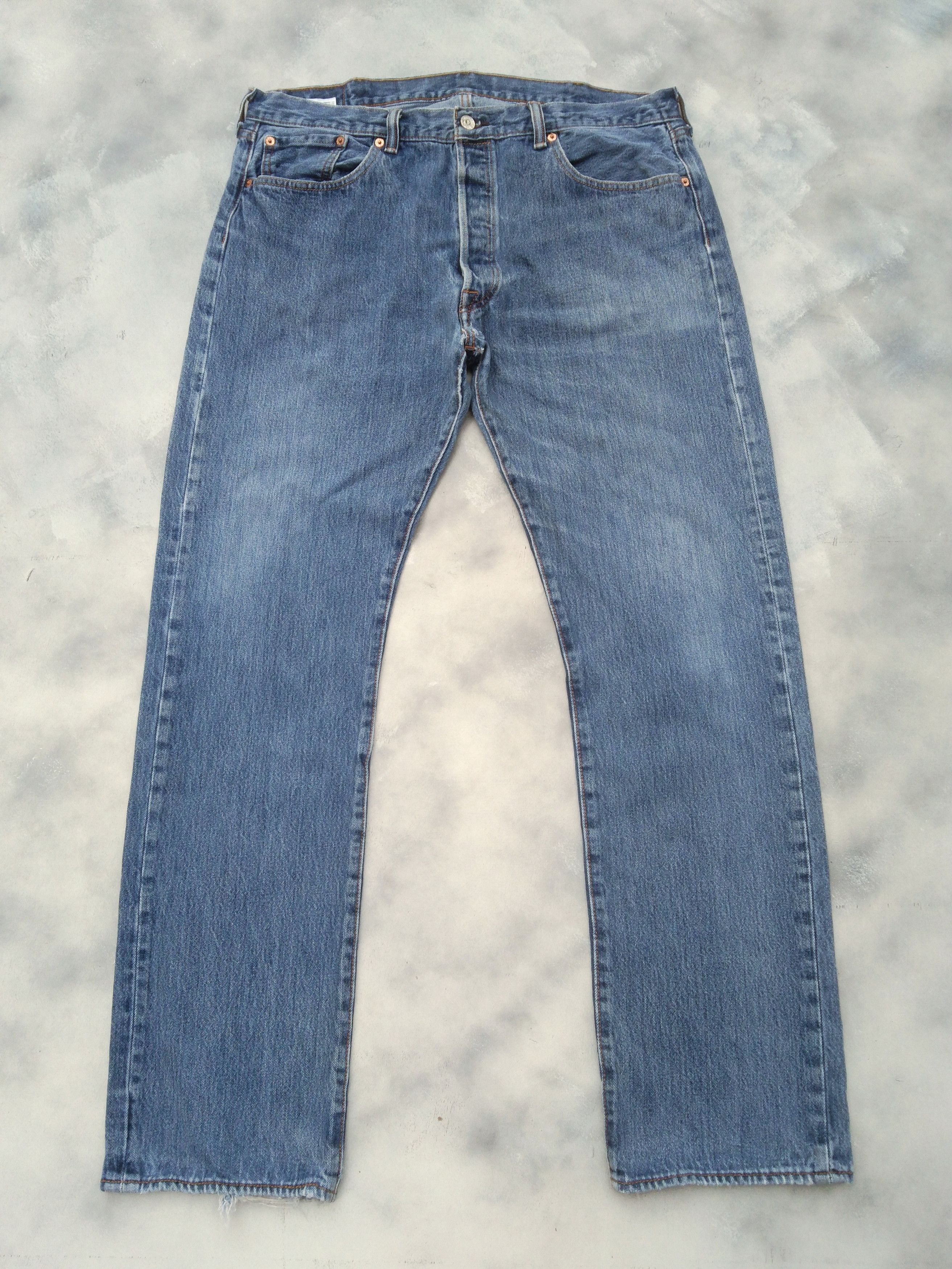 Levi's Vintage Levi's 501 Light Blue Jeans 38x34 Size US 38 / EU 54 - 1 Thumbnail