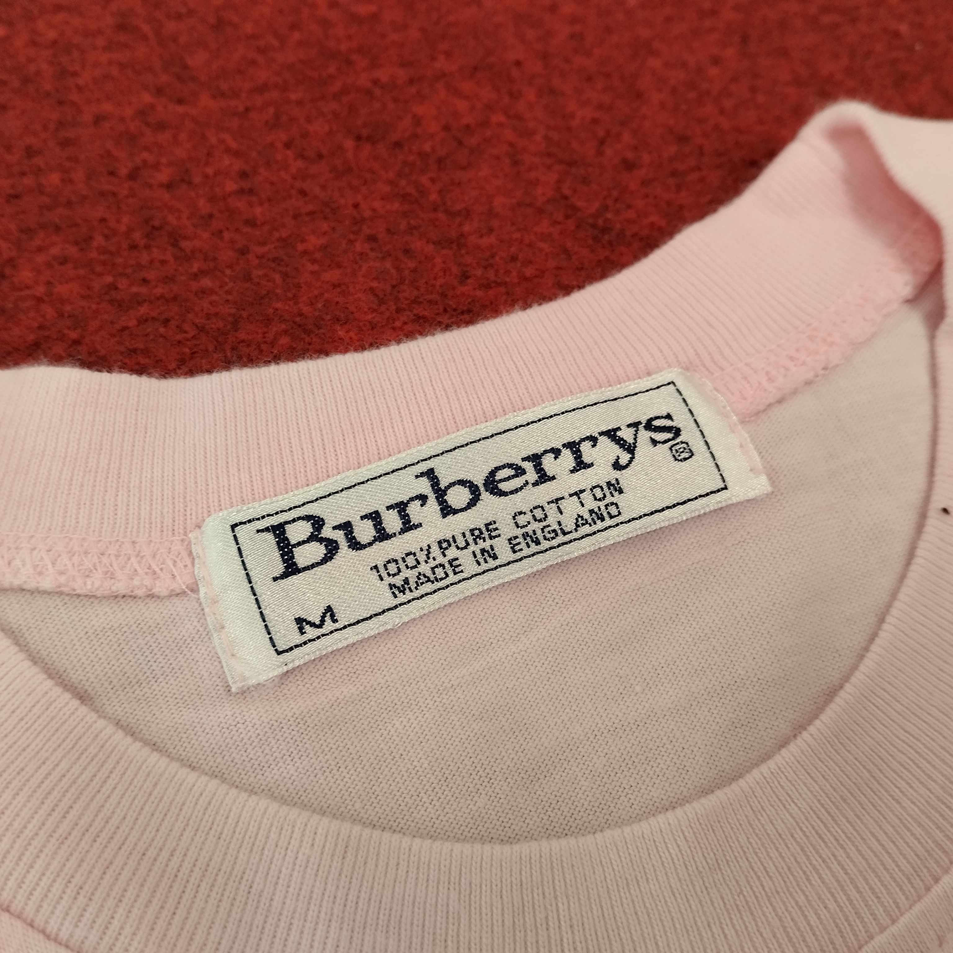 Burberry × Vintage BURBERRY Bear Nova Check Vintage Tshirt Made in England Size US M / EU 48-50 / 2 - 5 Thumbnail