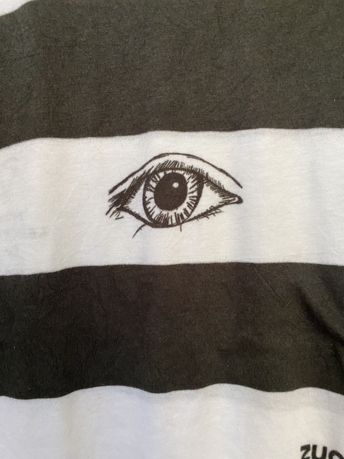 CABANE de ZUCCa Vtg ZUCCA eye x lemon life border stripe Size US M / EU 48-50 / 2 - 5 Thumbnail