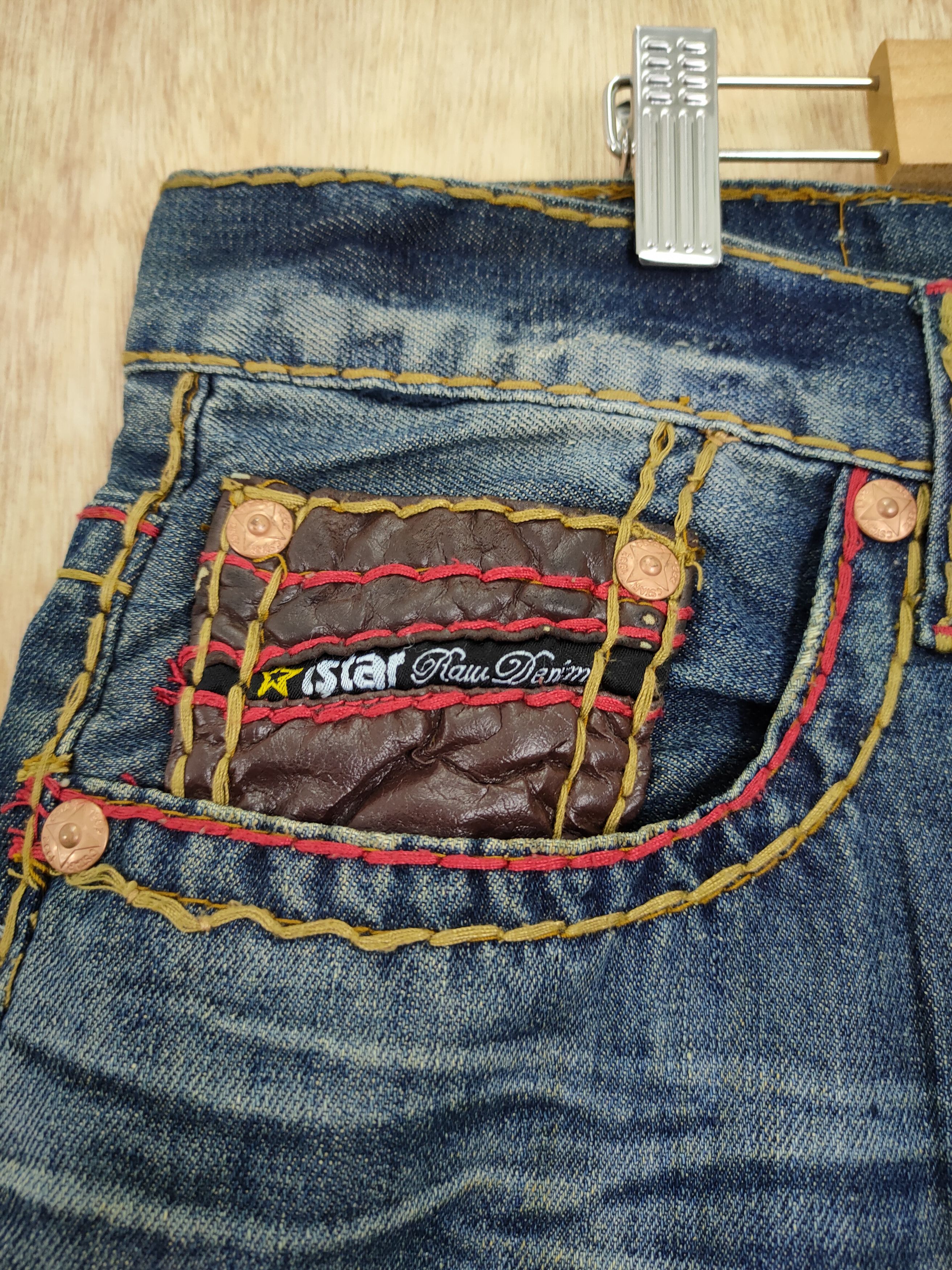 Japanese Brand DL Japan denim Buffalo art design distressed streetwear #380 Size US 40 / EU 56 - 6 Thumbnail