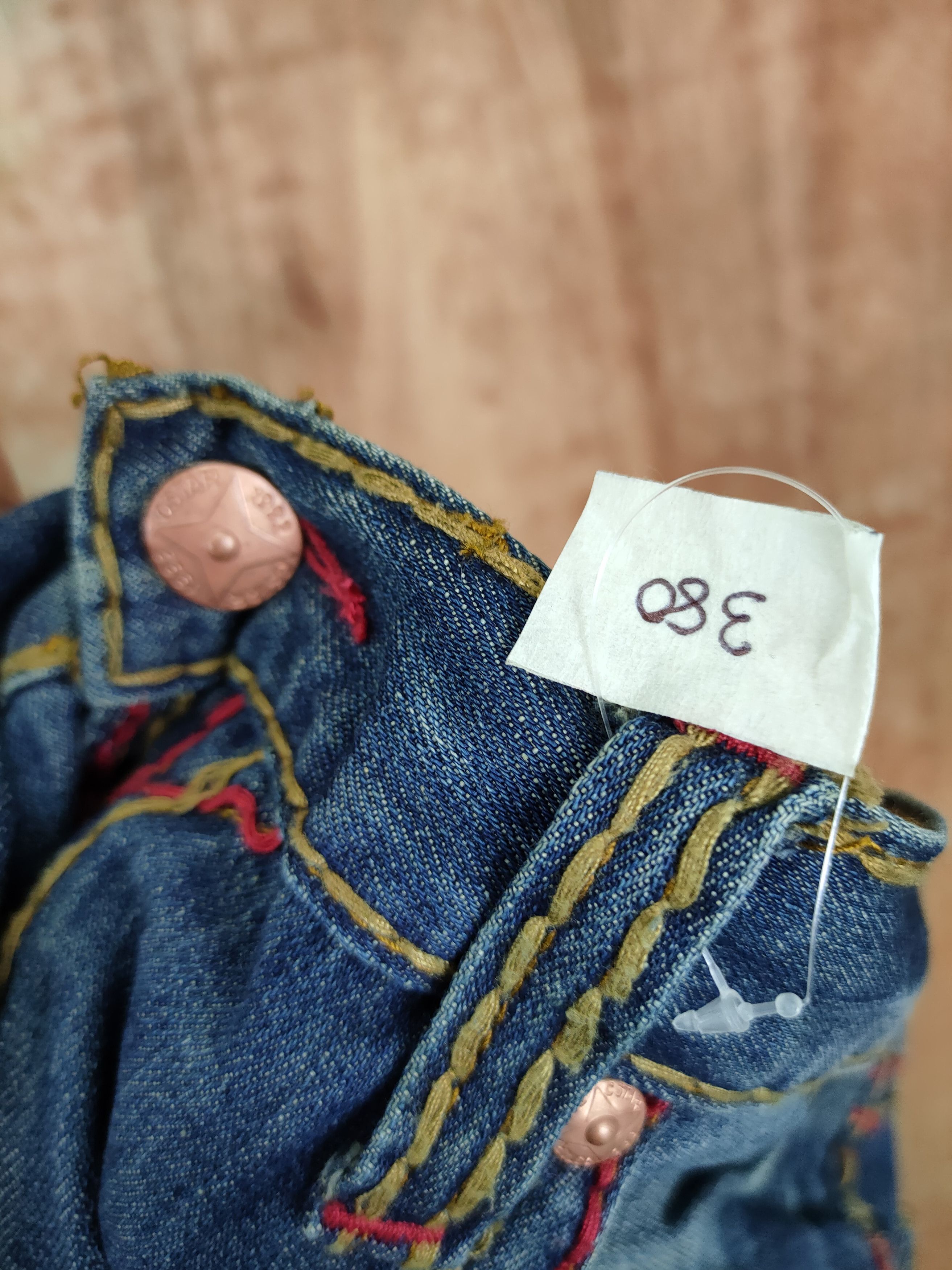 Japanese Brand DL Japan denim Buffalo art design distressed streetwear #380 Size US 40 / EU 56 - 16 Thumbnail