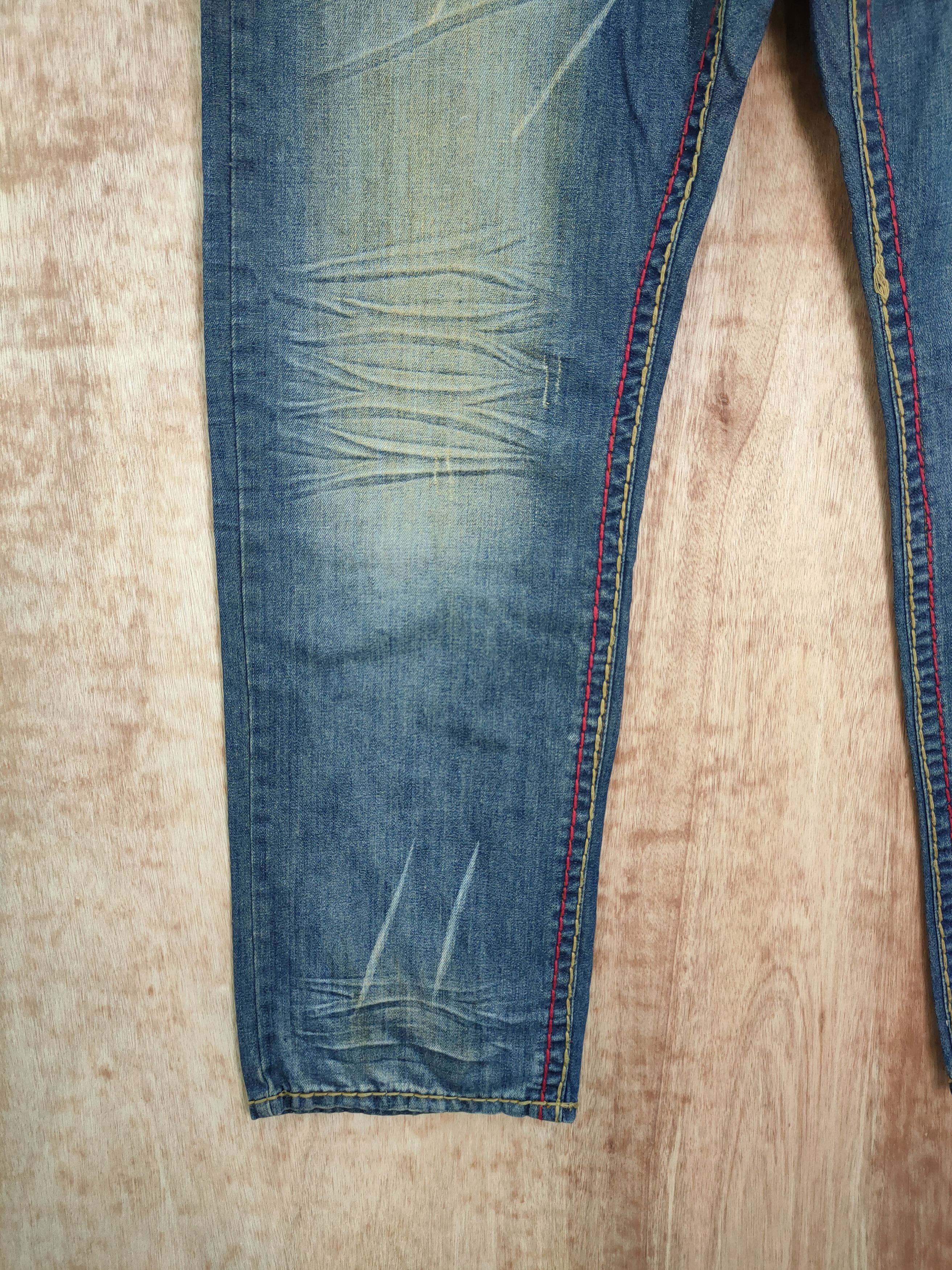 Japanese Brand DL Japan denim Buffalo art design distressed streetwear #380 Size US 40 / EU 56 - 3 Thumbnail