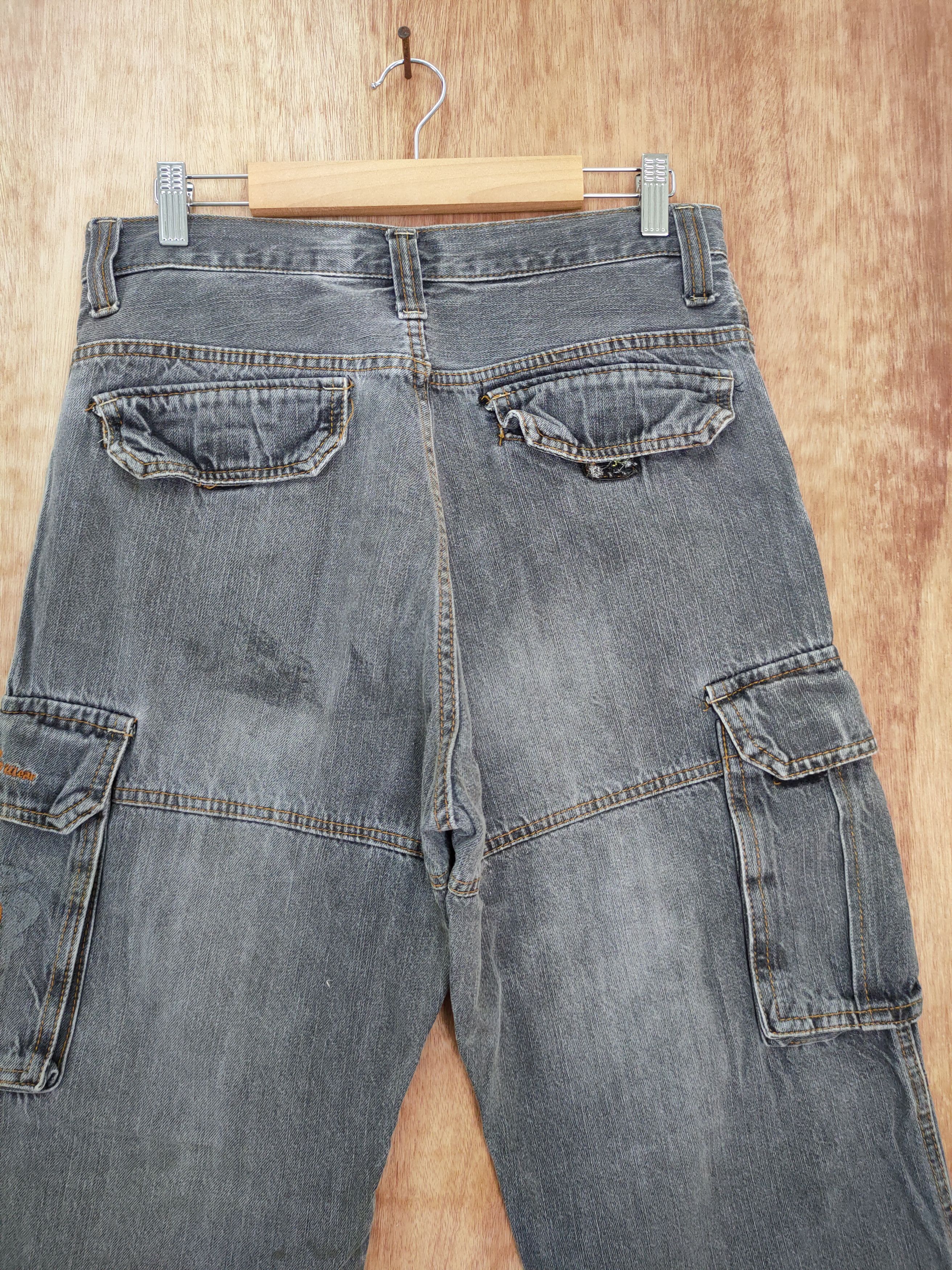 Girl Skateboards Piko denim surf multipocket tactical cargo pants #4114DL Size US 30 / EU 46 - 8 Thumbnail