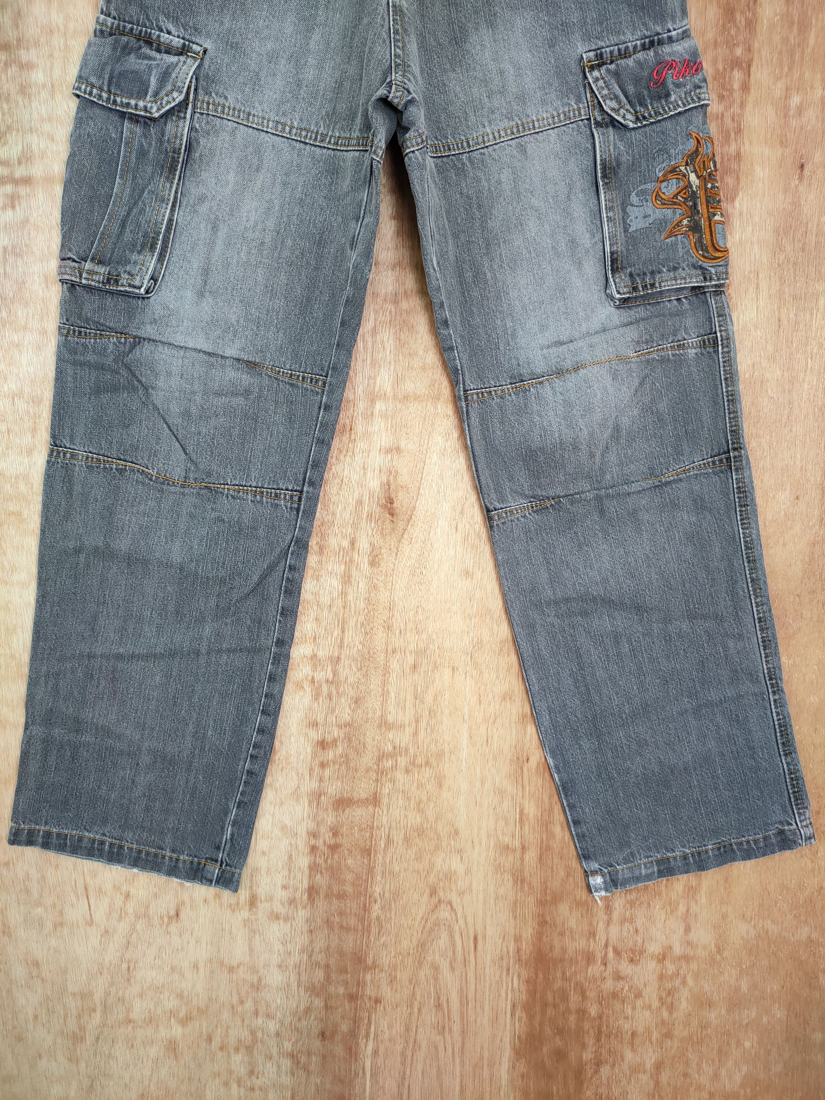 Girl Skateboards Piko denim surf multipocket tactical cargo pants #4114DL Size US 30 / EU 46 - 2 Thumbnail