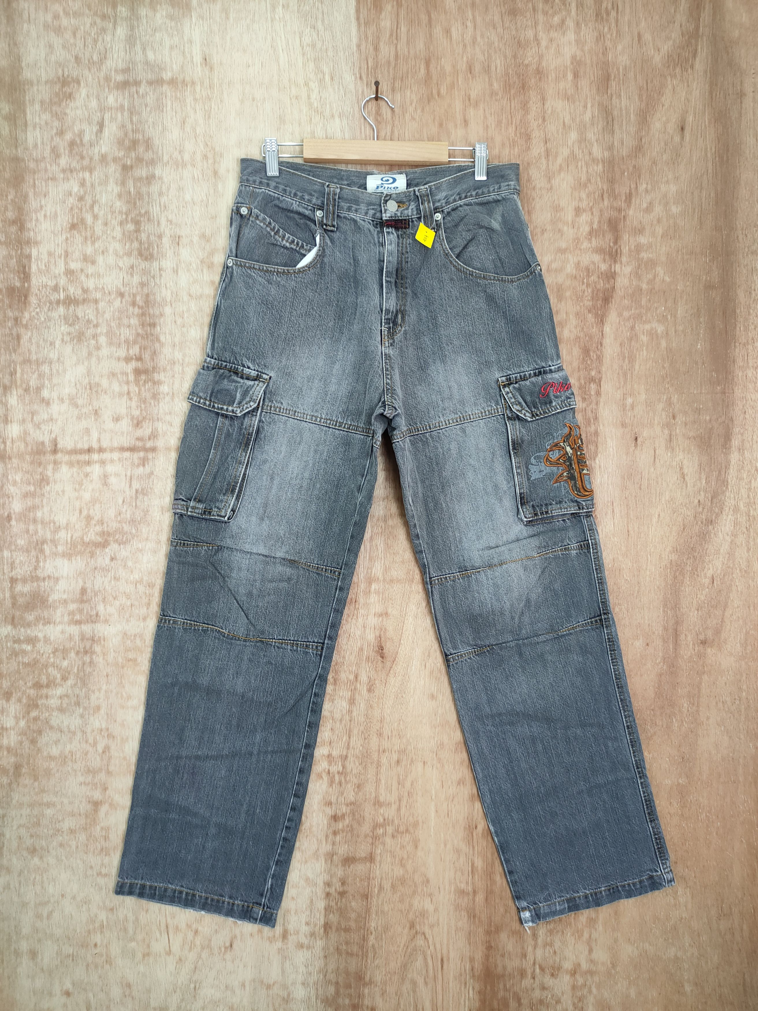 Girl Skateboards Piko denim surf multipocket tactical cargo pants #4114DL Size US 30 / EU 46 - 1 Thumbnail