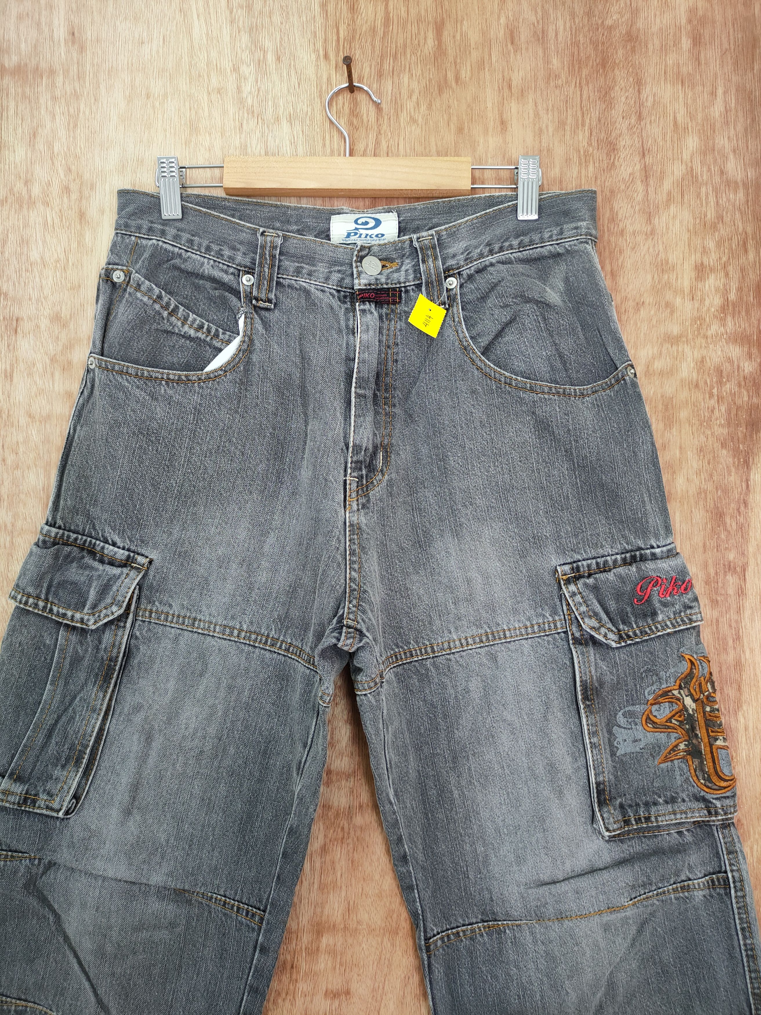 Girl Skateboards Piko denim surf multipocket tactical cargo pants #4114DL Size US 30 / EU 46 - 3 Thumbnail