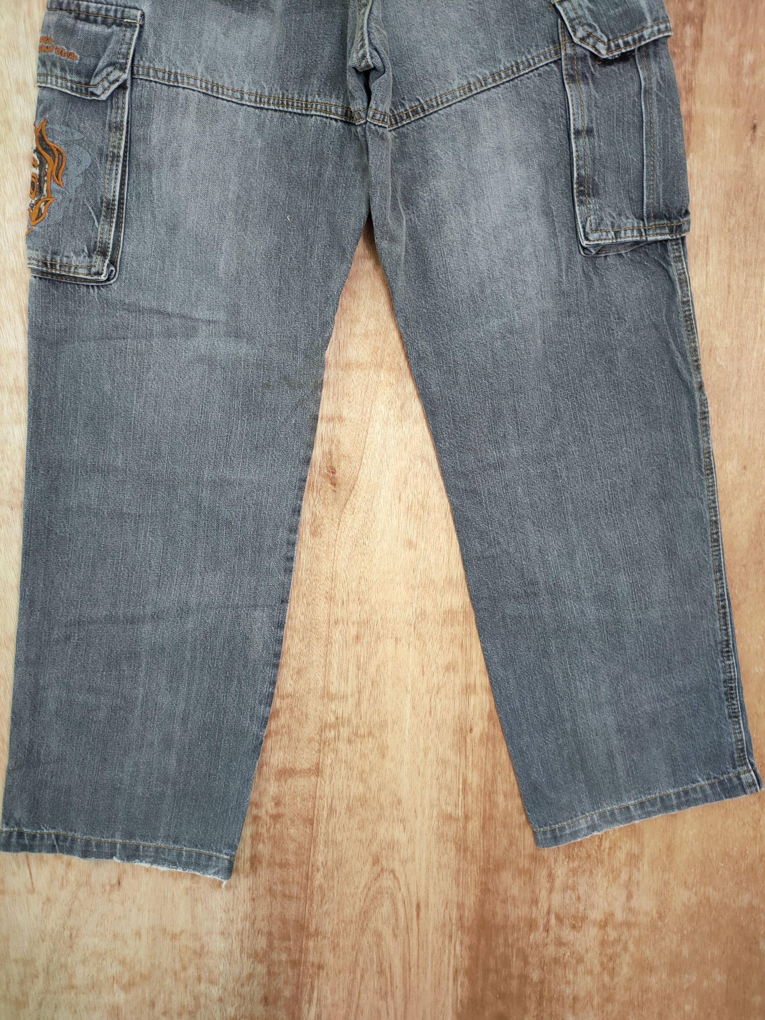 Girl Skateboards Piko denim surf multipocket tactical cargo pants #4114DL Size US 30 / EU 46 - 7 Thumbnail
