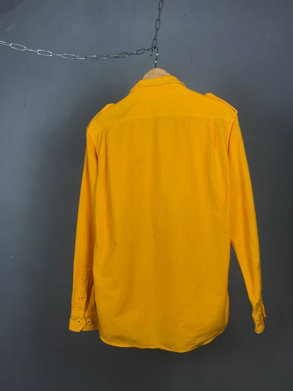 Japanese Brand Over the stripes Japanese brand luxury yellow shirt Size US L / EU 52-54 / 3 - 6 Thumbnail