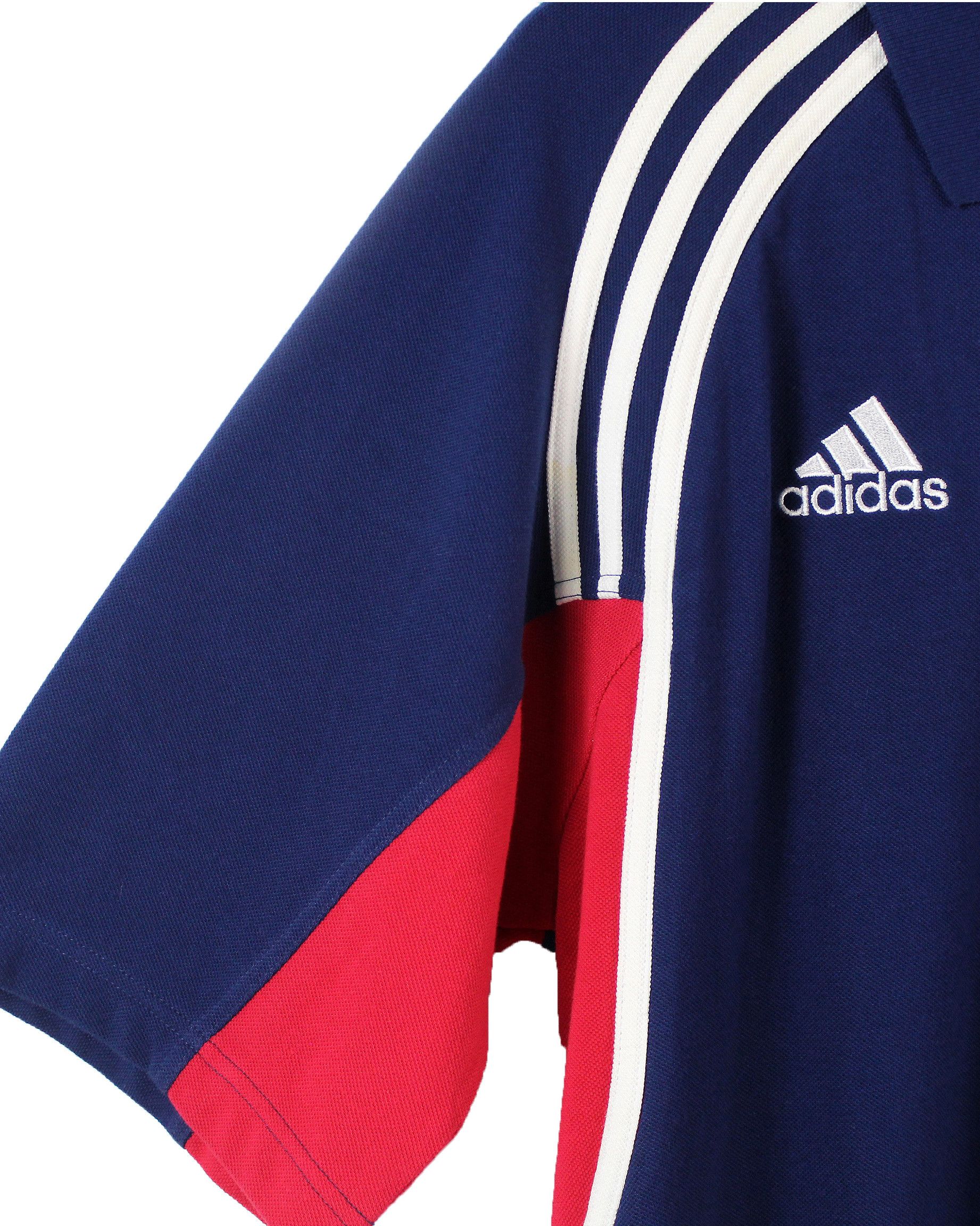 Adidas 2000 vintage adidas FC Bayern Munchen Munich polo t-shirt Size US L / EU 52-54 / 3 - 2 Thumbnail