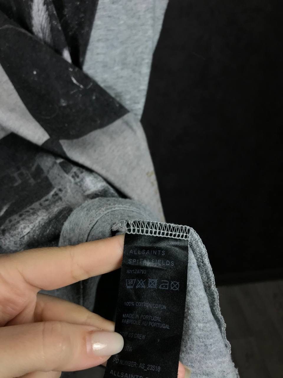 Allsaints Allsaints luxury streetwear art overprinted tee Size US M / EU 48-50 / 2 - 5 Thumbnail