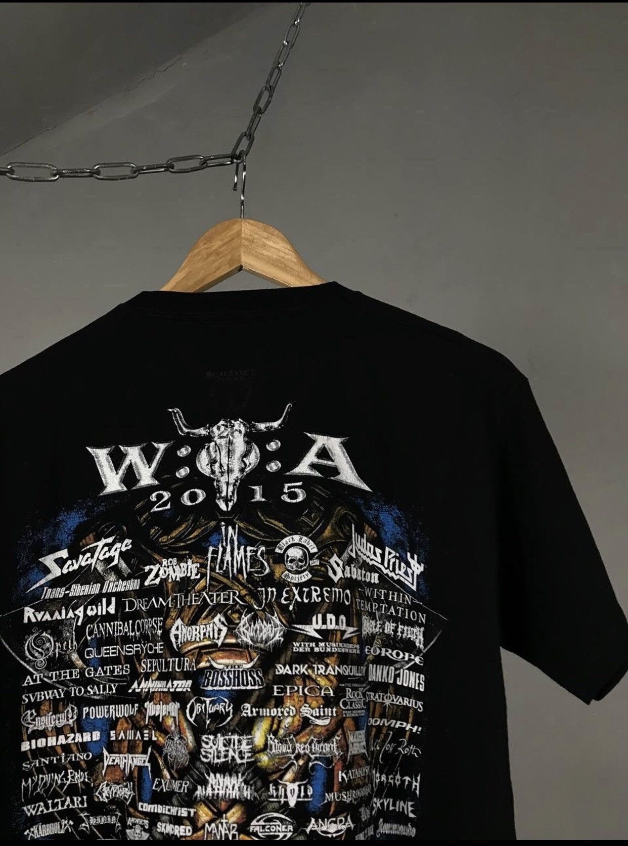Band Tees × Vintage Wacken 2015 vintage rock band tour tee Size US M / EU 48-50 / 2 - 6 Thumbnail