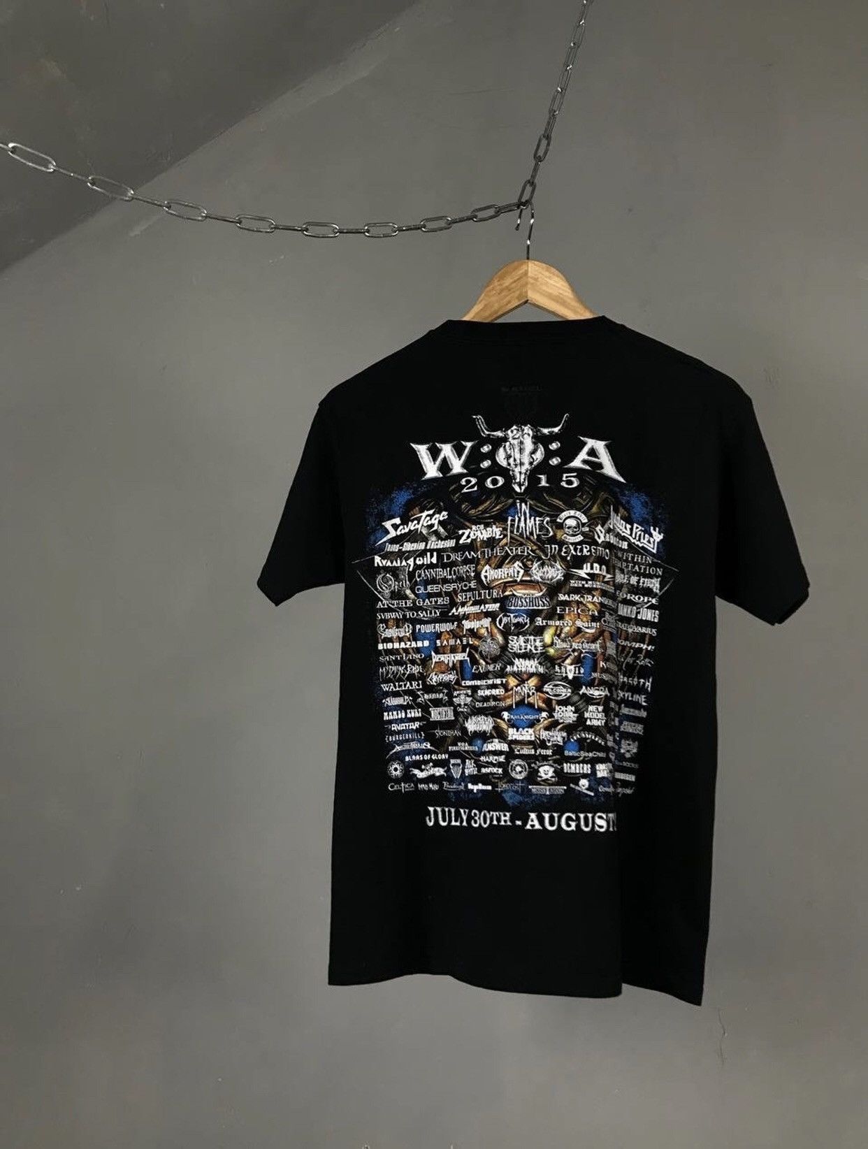 Band Tees × Vintage Wacken 2015 vintage rock band tour tee Size US M / EU 48-50 / 2 - 5 Thumbnail